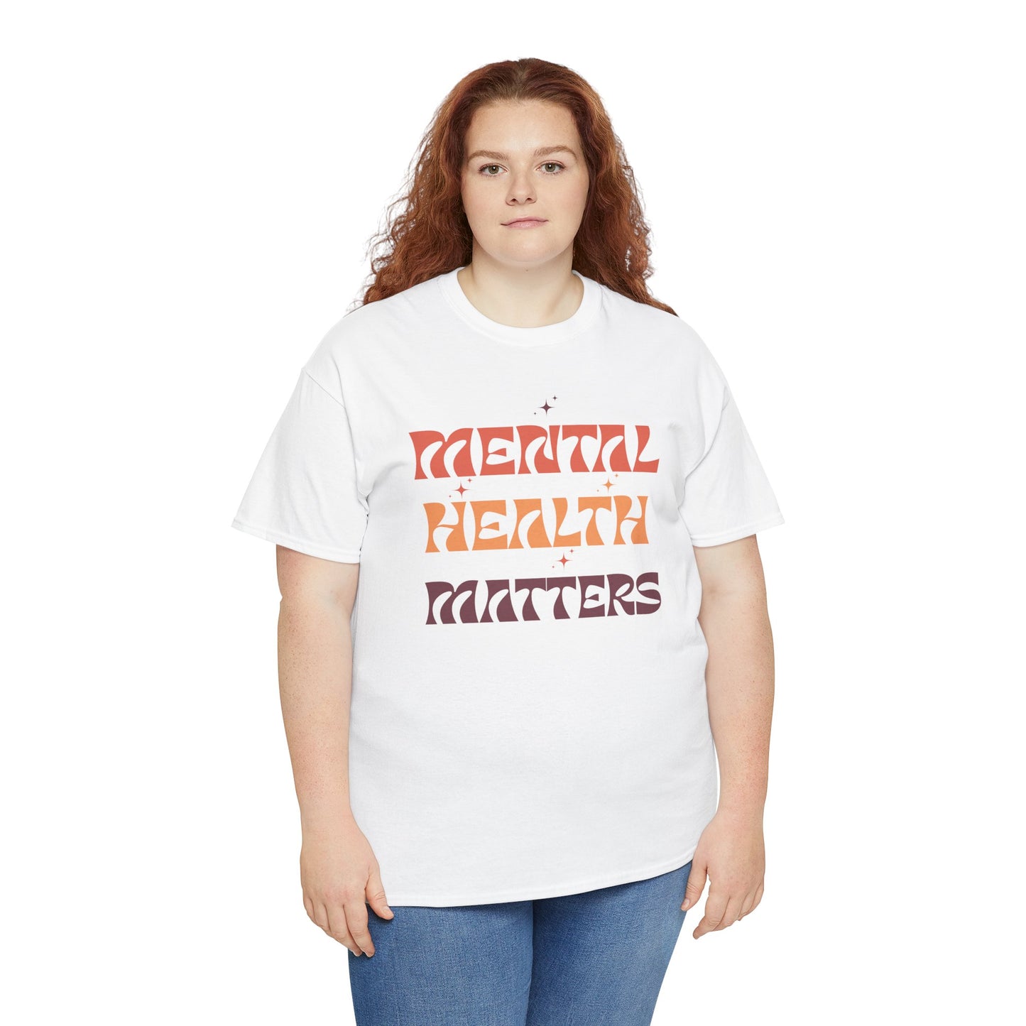 Mental Health Matters Unisex Tee | Inspirational Cotton Shirt, Gift for Supporters, Everyday Wear, Awareness Events, Self-Care Fashion
