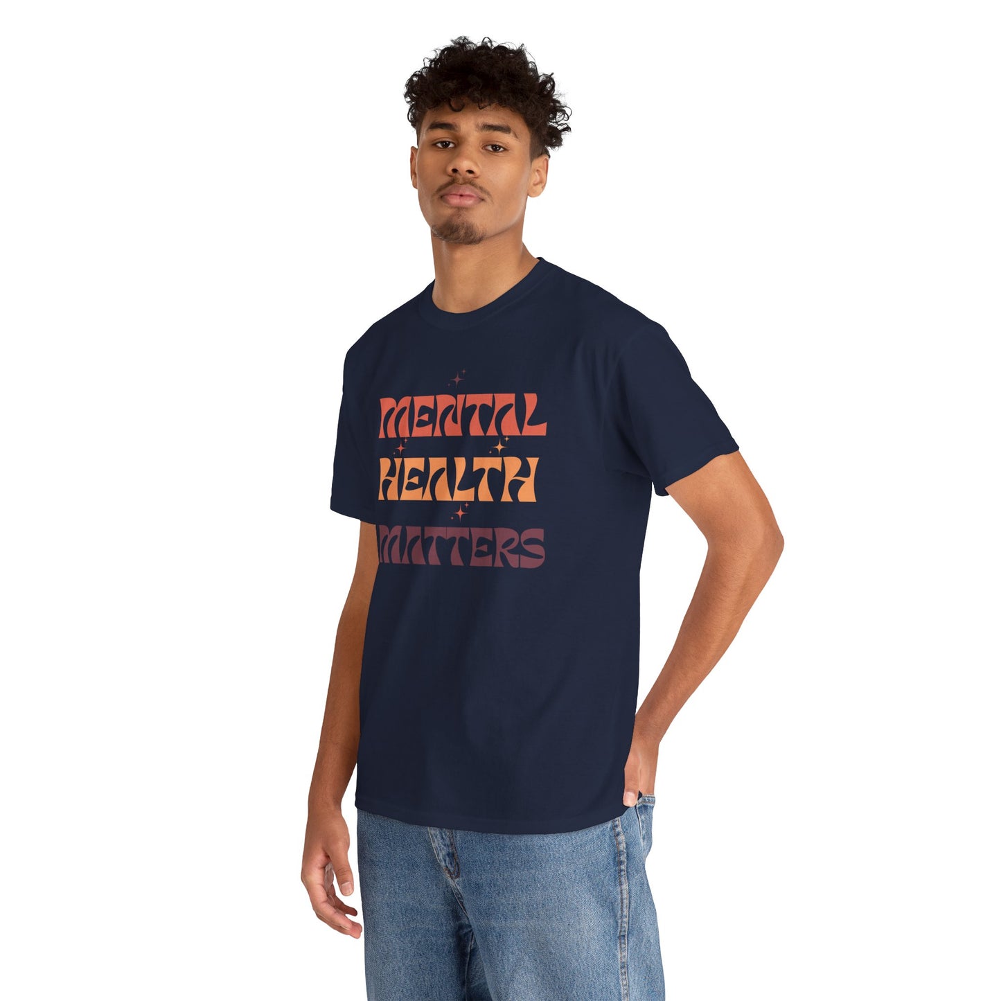 Mental Health Matters Unisex Tee | Inspirational Cotton Shirt, Gift for Supporters, Everyday Wear, Awareness Events, Self-Care Fashion