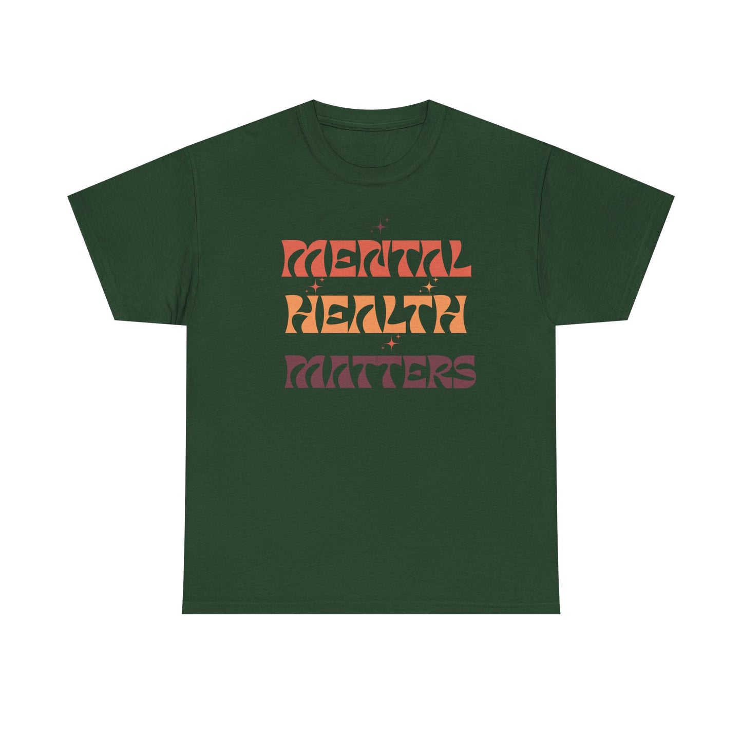 Mental Health Matters Unisex Tee | Inspirational Cotton Shirt, Gift for Supporters, Everyday Wear, Awareness Events, Self-Care Fashion