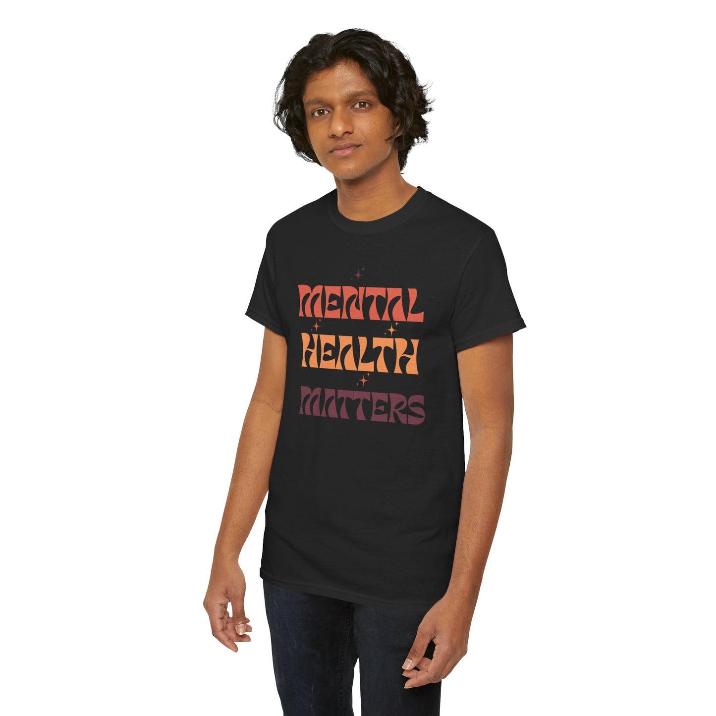 Mental Health Matters Unisex Tee | Inspirational Cotton Shirt, Gift for Supporters, Everyday Wear, Awareness Events, Self-Care Fashion