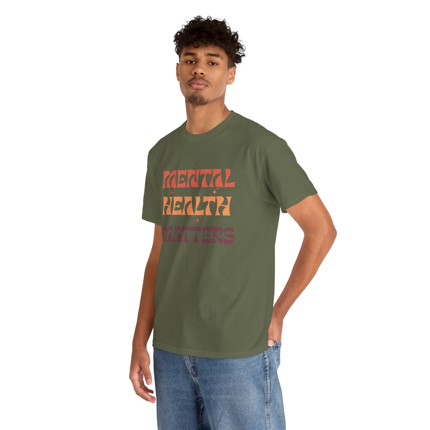 Mental Health Matters Unisex Tee | Inspirational Cotton Shirt, Gift for Supporters, Everyday Wear, Awareness Events, Self-Care Fashion