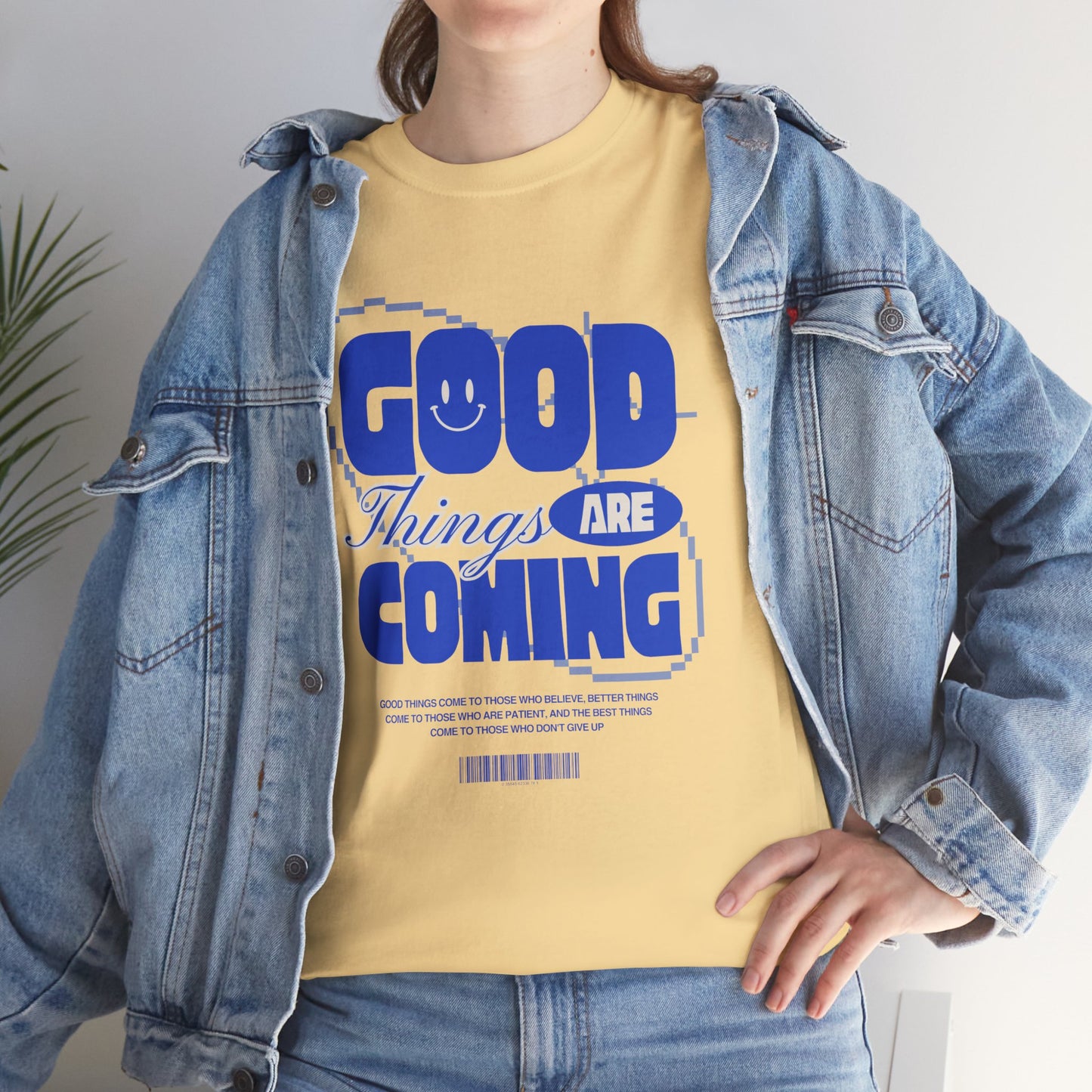 Unisex Heavy Cotton Tee - Good Things Are Coming, Motivational T-Shirt, Inspiration Tee, Gift for Friends, Positive Vibes Shirt