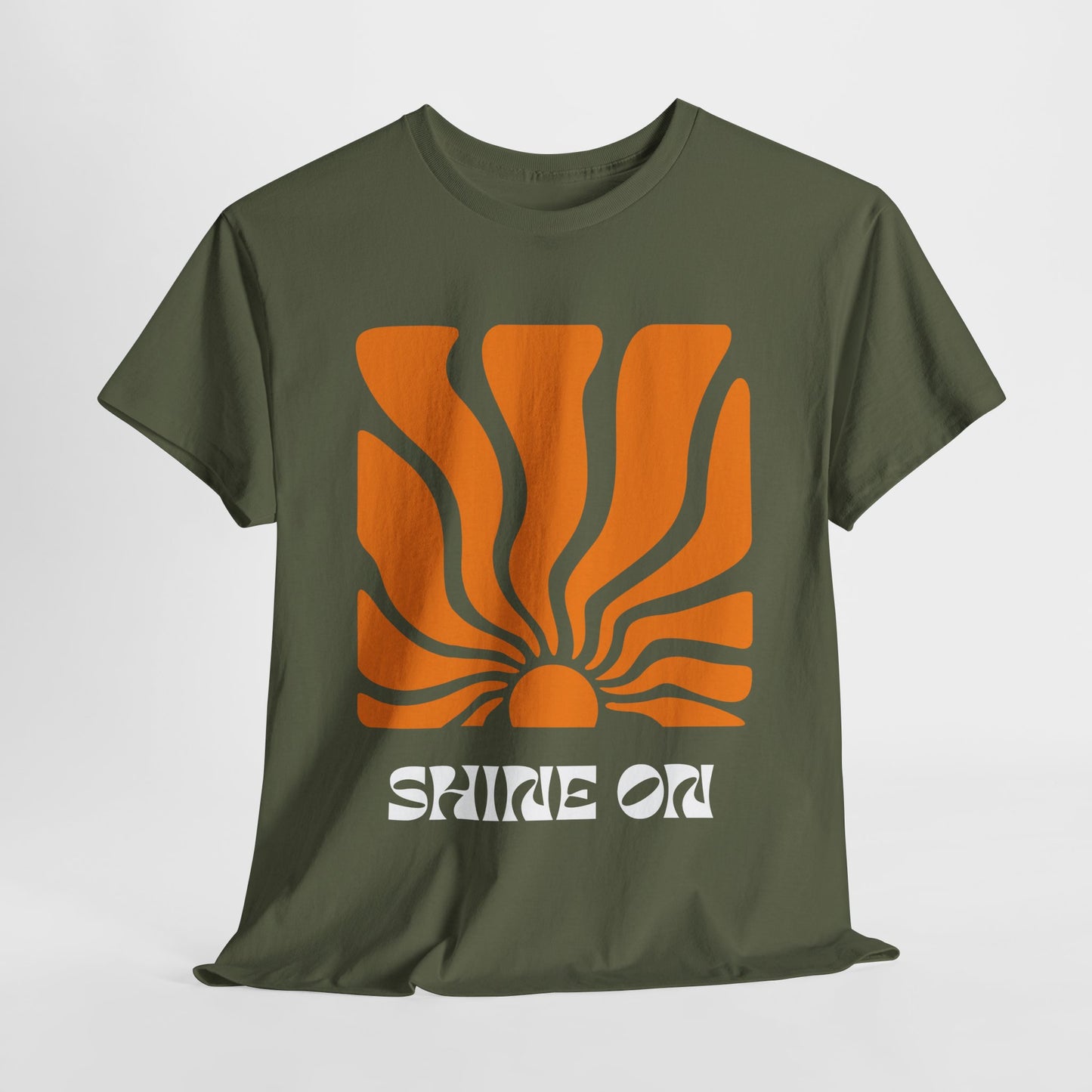 Sunrise Inspired Unisex Cotton Tee, Graphic Tee, Summer Outfit, Gift for Him/Her, Casual Wear, Beach Day Apparel, Shine On Tee