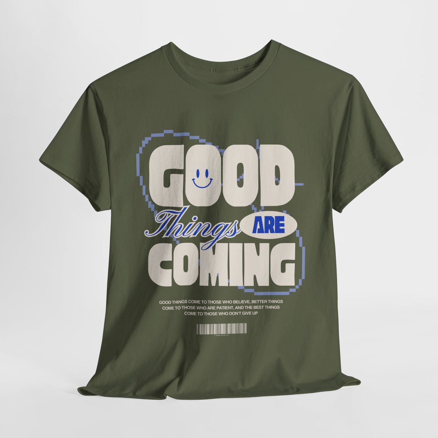 Unisex Heavy Cotton Tee - Good Things Are Coming, Motivational T-Shirt, Inspiration Tee, Gift for Friends, Positive Vibes Shirt
