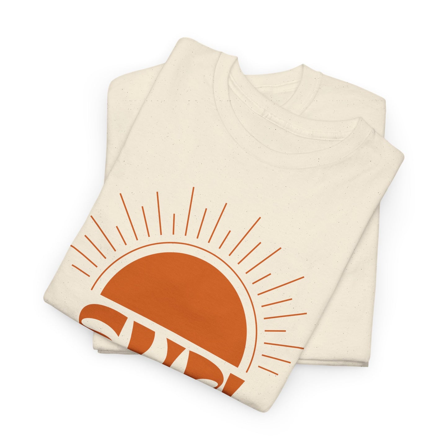 Sun Rises Unisex Heavy Cotton Tee - Motivational Apparel for Nature Lovers, Perfect for Gifts, Summer Wear, Casual Outfits, and Festivals