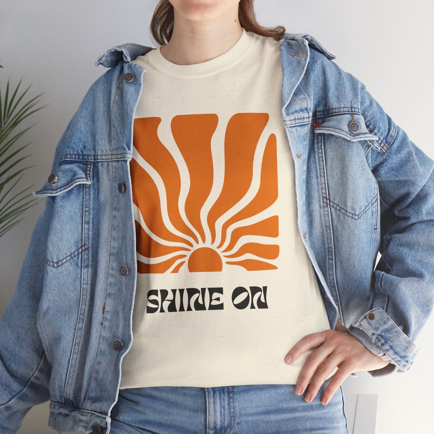 Sunrise Inspired Unisex Cotton Tee, Graphic Tee, Summer Outfit, Gift for Him/Her, Casual Wear, Beach Day Apparel, Shine On Tee