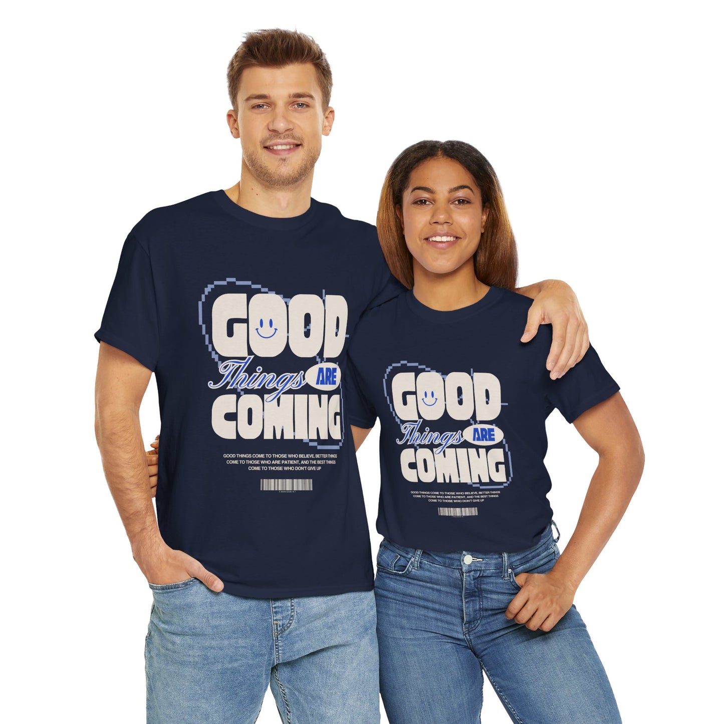Unisex Heavy Cotton Tee - Good Things Are Coming, Motivational T-Shirt, Inspiration Tee, Gift for Friends, Positive Vibes Shirt