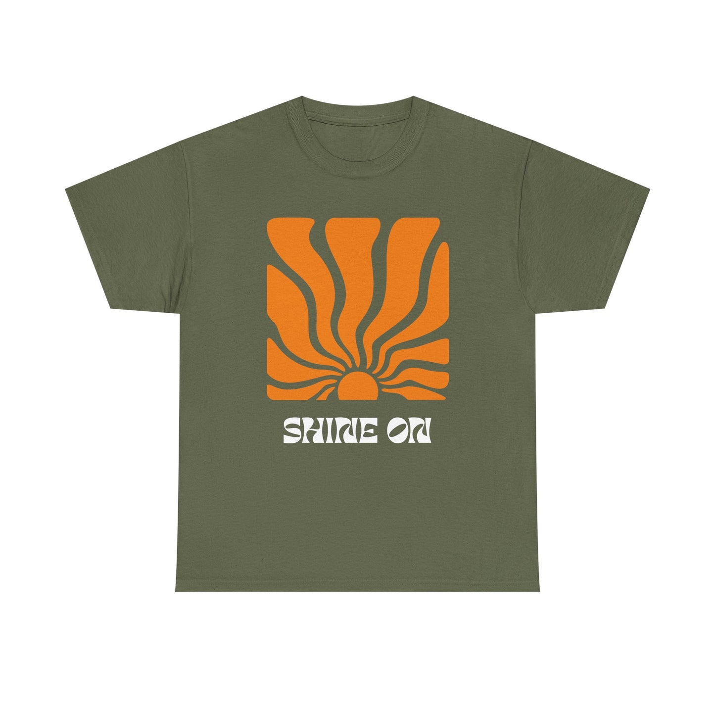 Sunrise Inspired Unisex Cotton Tee, Graphic Tee, Summer Outfit, Gift for Him/Her, Casual Wear, Beach Day Apparel, Shine On Tee