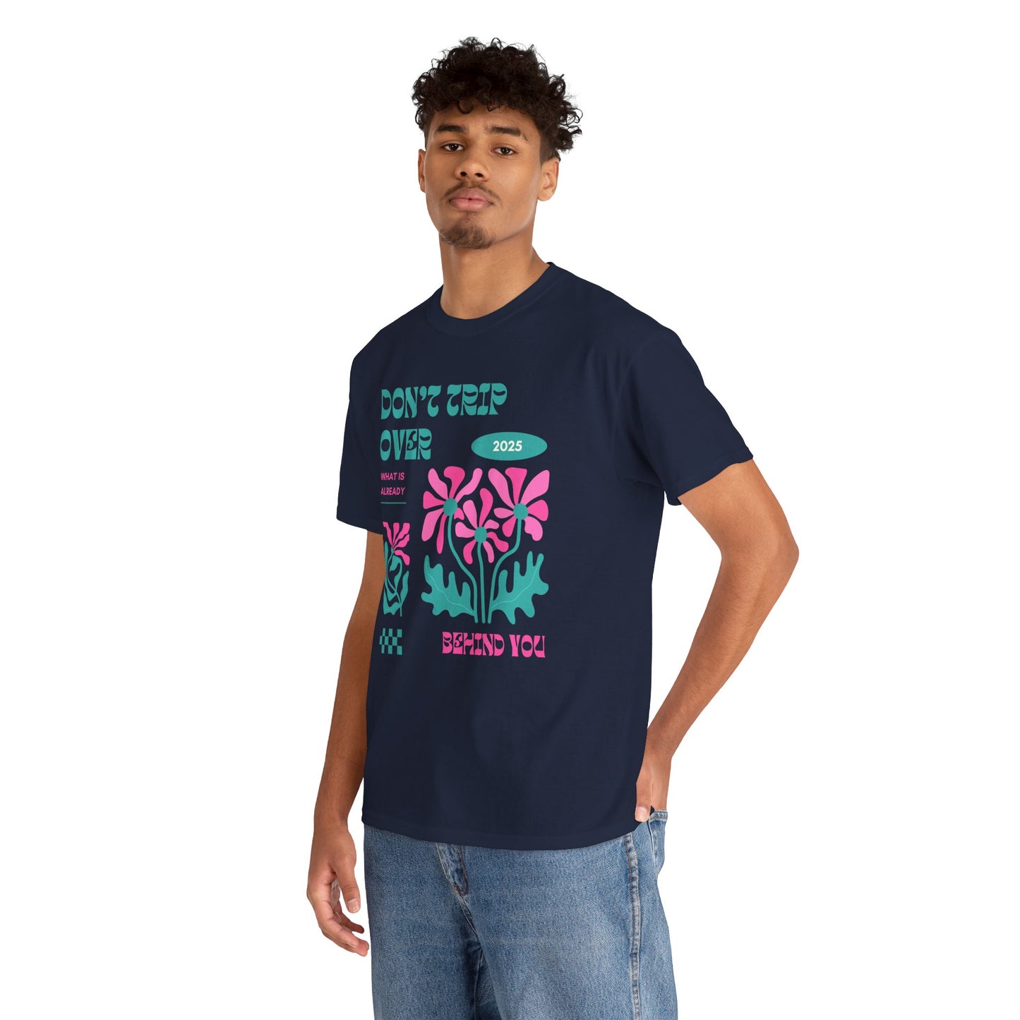 Unisex Graphic Tee - "Don't Trip Over 2025" - Trendy Casual Wear for Everyday, Gift for Friends, Summer Outfit, Streetwear