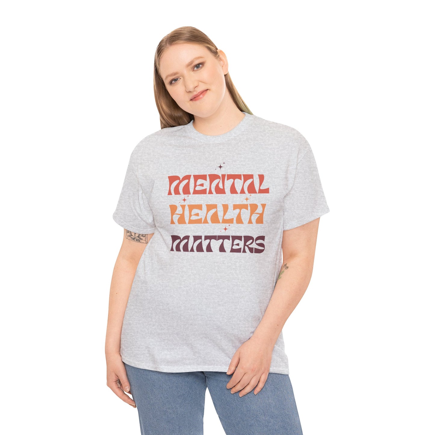 Mental Health Matters Unisex Tee | Inspirational Cotton Shirt, Gift for Supporters, Everyday Wear, Awareness Events, Self-Care Fashion