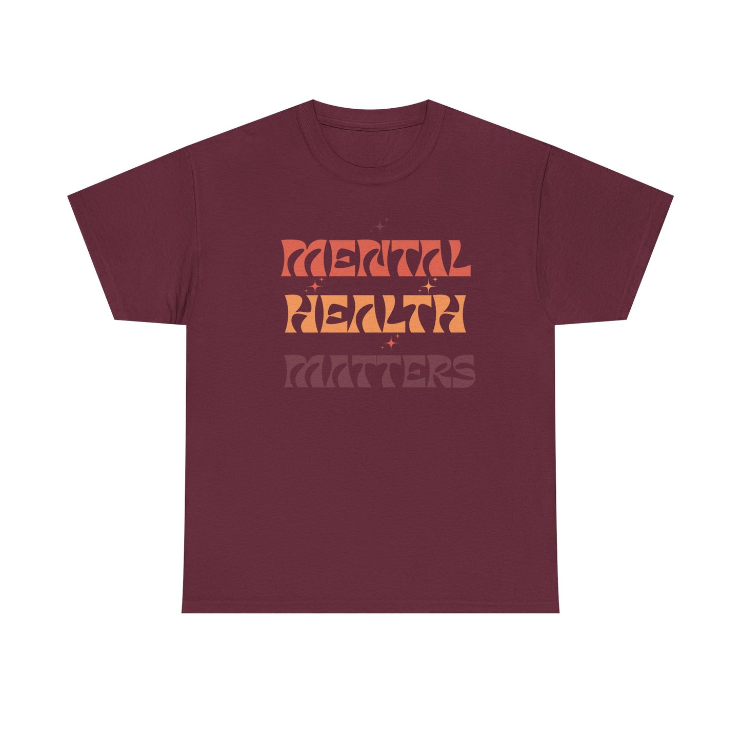 Mental Health Matters Unisex Tee | Inspirational Cotton Shirt, Gift for Supporters, Everyday Wear, Awareness Events, Self-Care Fashion