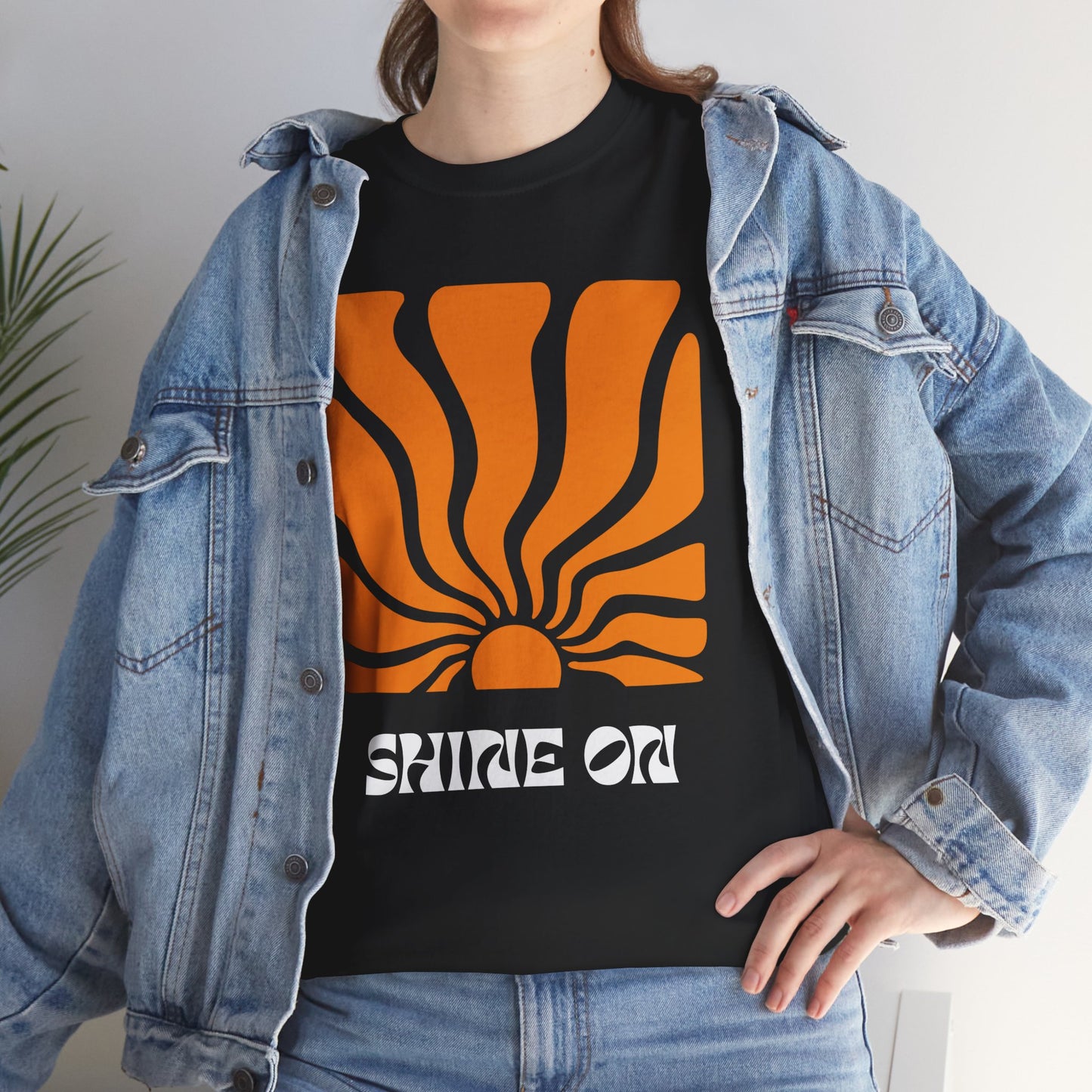 Sunrise Inspired Unisex Cotton Tee, Graphic Tee, Summer Outfit, Gift for Him/Her, Casual Wear, Beach Day Apparel, Shine On Tee