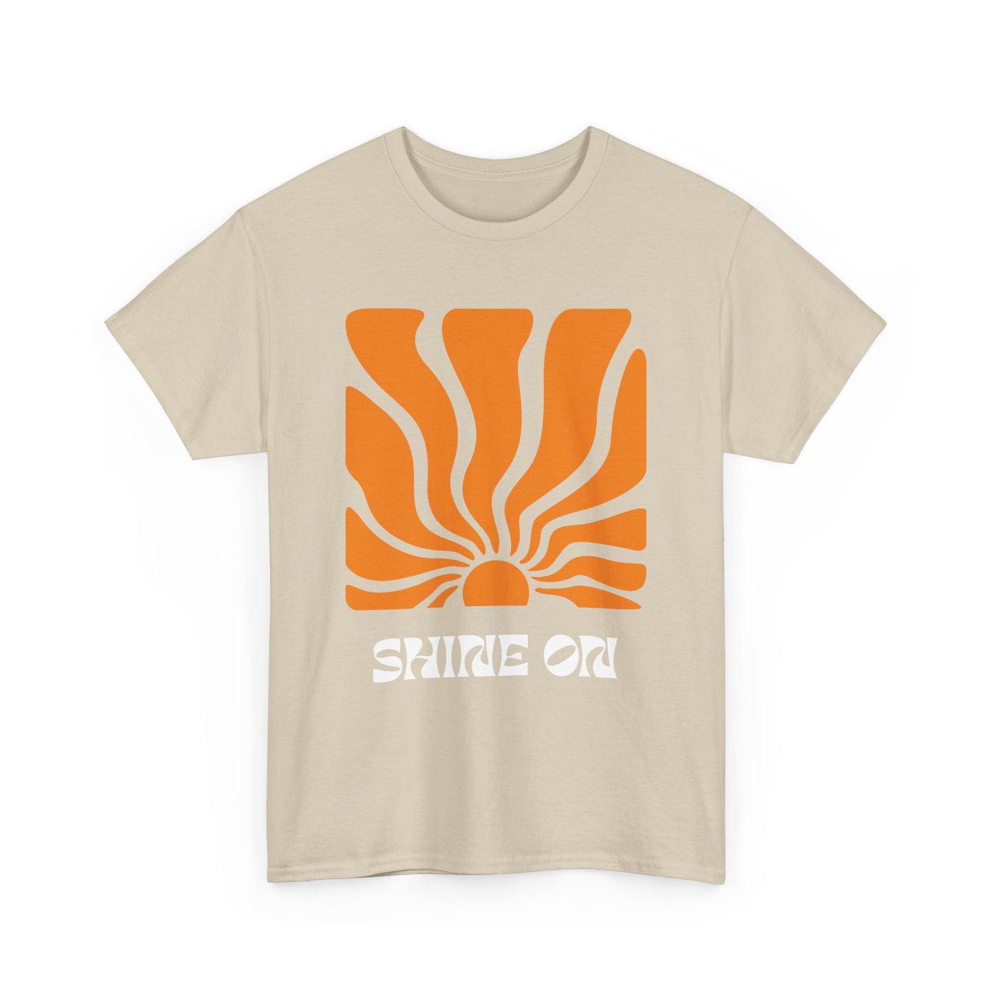 Sunrise Inspired Unisex Cotton Tee, Graphic Tee, Summer Outfit, Gift for Him/Her, Casual Wear, Beach Day Apparel, Shine On Tee