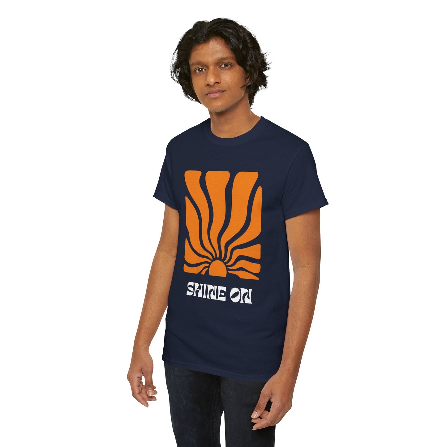 Sunrise Inspired Unisex Cotton Tee, Graphic Tee, Summer Outfit, Gift for Him/Her, Casual Wear, Beach Day Apparel, Shine On Tee