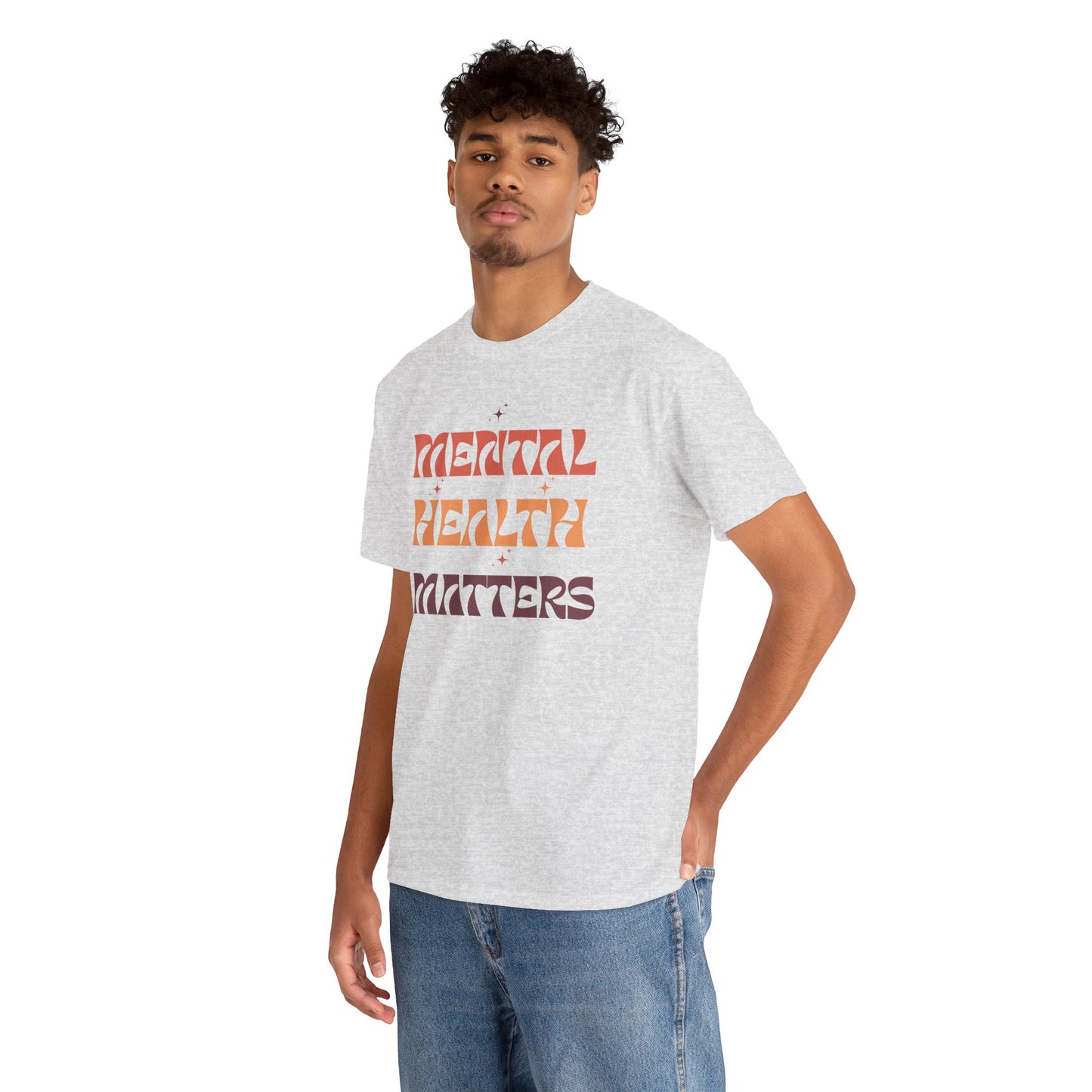 Mental Health Matters Unisex Tee | Inspirational Cotton Shirt, Gift for Supporters, Everyday Wear, Awareness Events, Self-Care Fashion