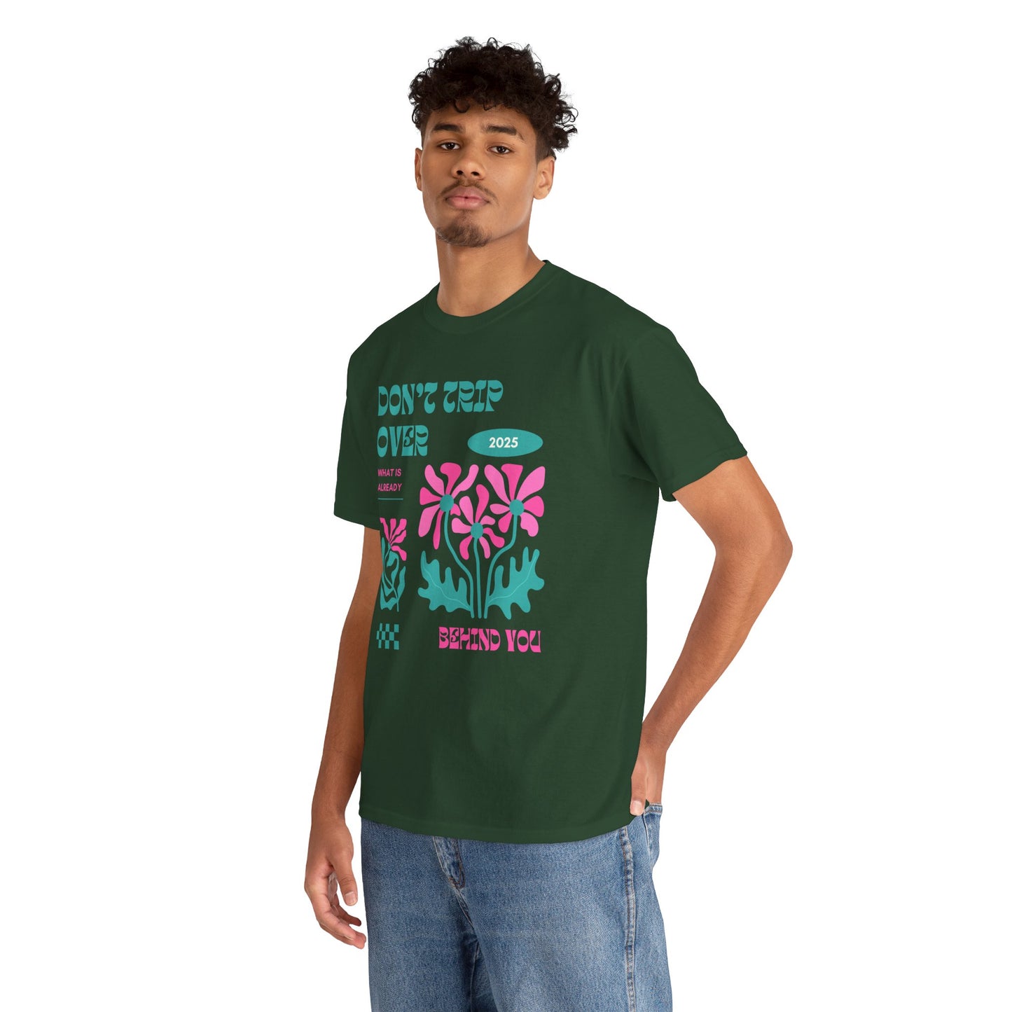 Unisex Graphic Tee - "Don't Trip Over 2025" - Trendy Casual Wear for Everyday, Gift for Friends, Summer Outfit, Streetwear