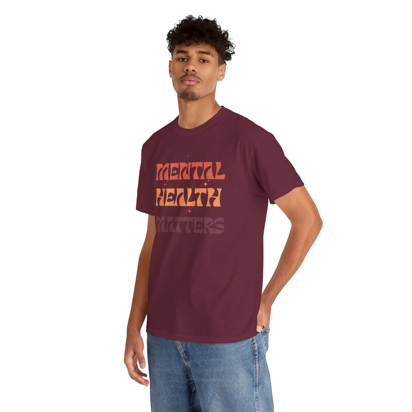 Mental Health Matters Unisex Tee | Inspirational Cotton Shirt, Gift for Supporters, Everyday Wear, Awareness Events, Self-Care Fashion