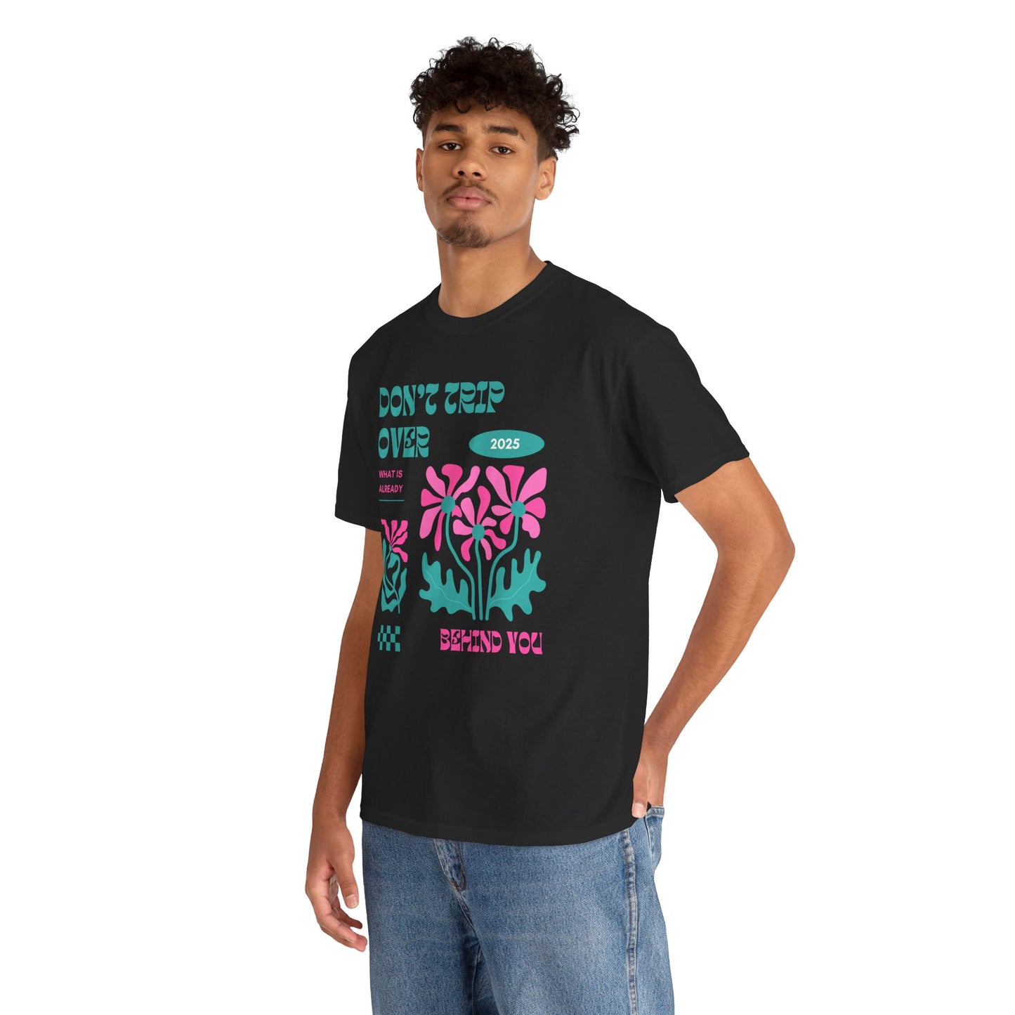 Unisex Graphic Tee - "Don't Trip Over 2025" - Trendy Casual Wear for Everyday, Gift for Friends, Summer Outfit, Streetwear