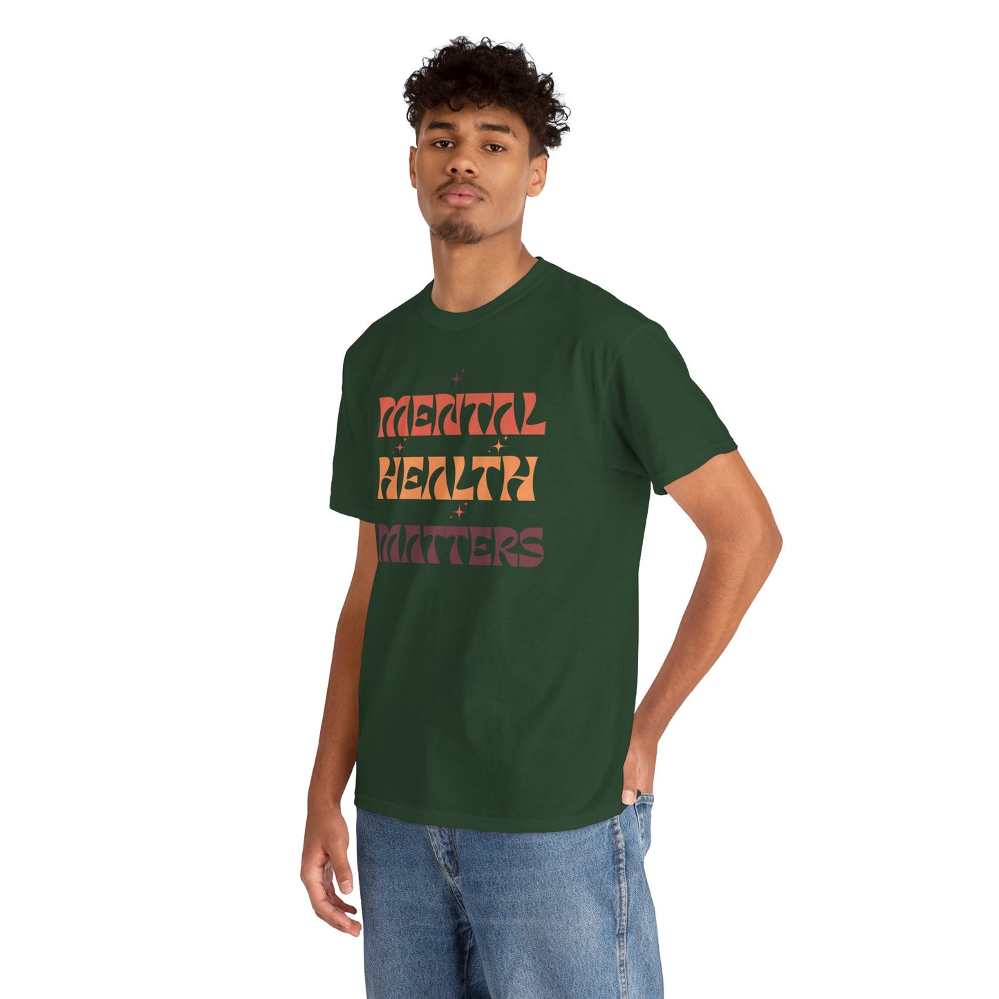 Mental Health Matters Unisex Tee | Inspirational Cotton Shirt, Gift for Supporters, Everyday Wear, Awareness Events, Self-Care Fashion