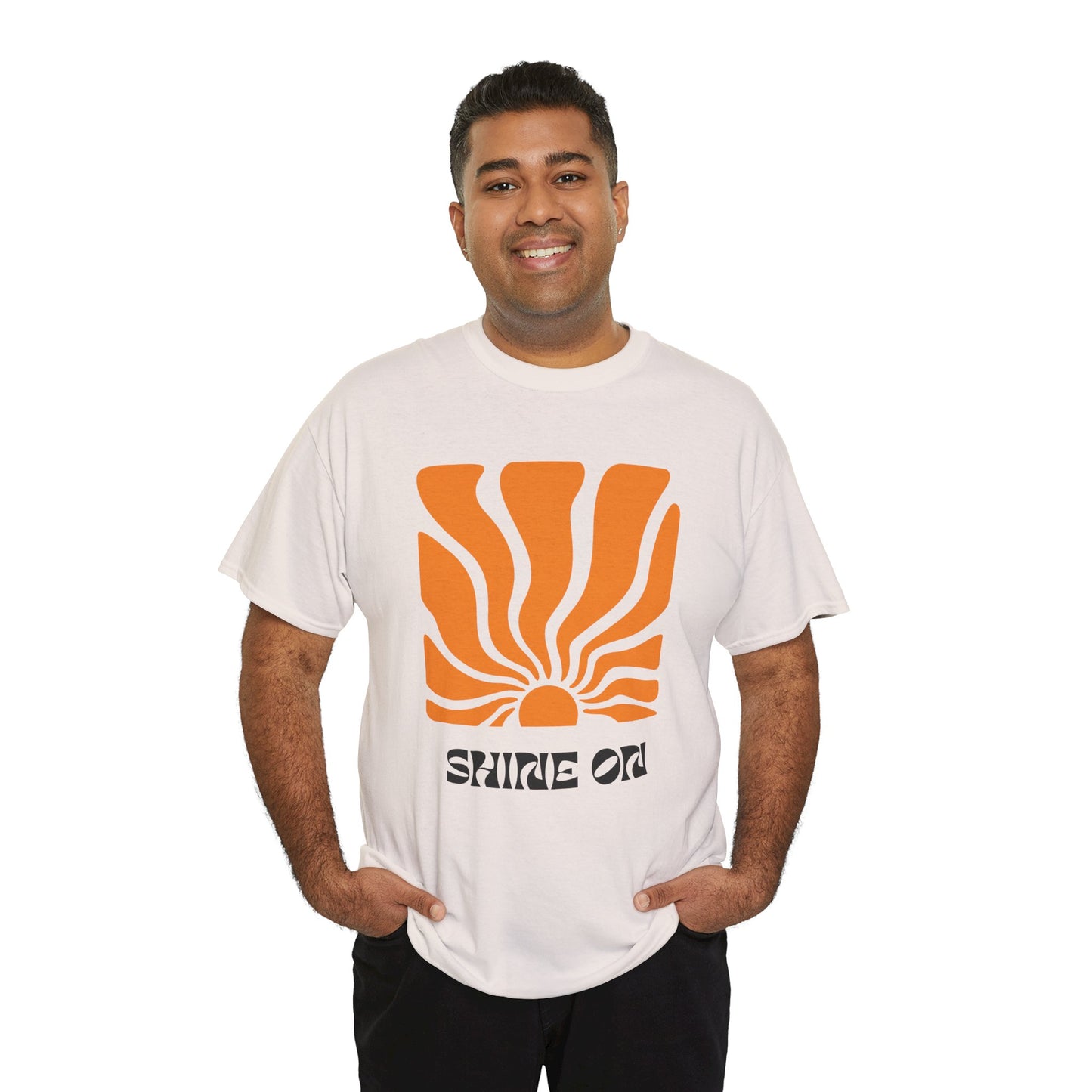Sunrise Inspired Unisex Cotton Tee, Graphic Tee, Summer Outfit, Gift for Him/Her, Casual Wear, Beach Day Apparel, Shine On Tee