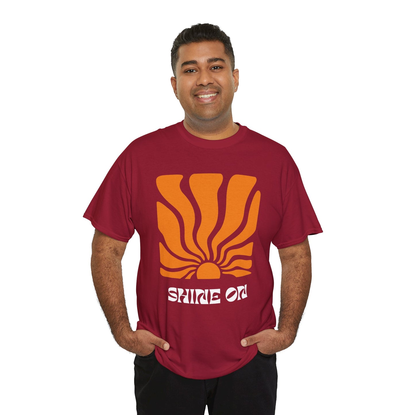 Sunrise Inspired Unisex Cotton Tee, Graphic Tee, Summer Outfit, Gift for Him/Her, Casual Wear, Beach Day Apparel, Shine On Tee