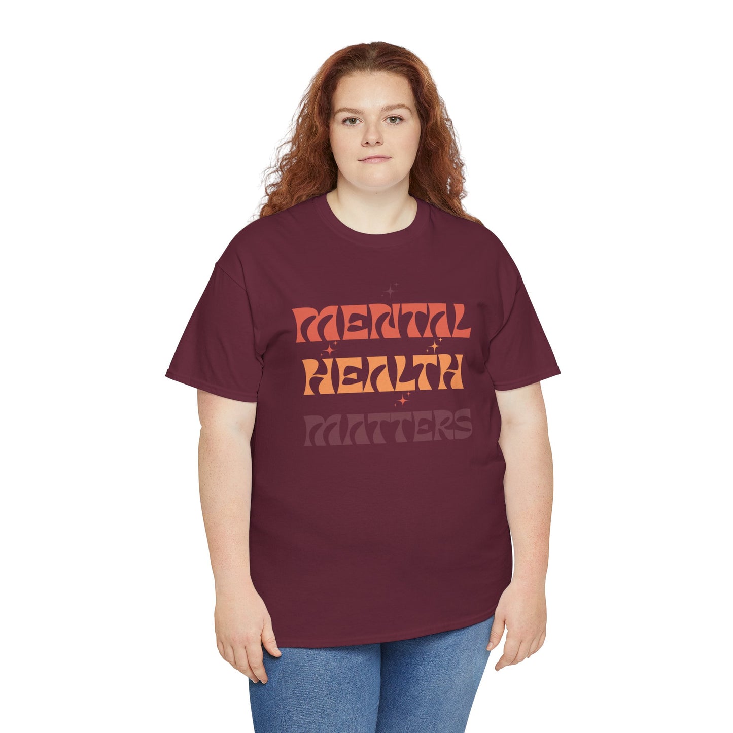 Mental Health Matters Unisex Tee | Inspirational Cotton Shirt, Gift for Supporters, Everyday Wear, Awareness Events, Self-Care Fashion