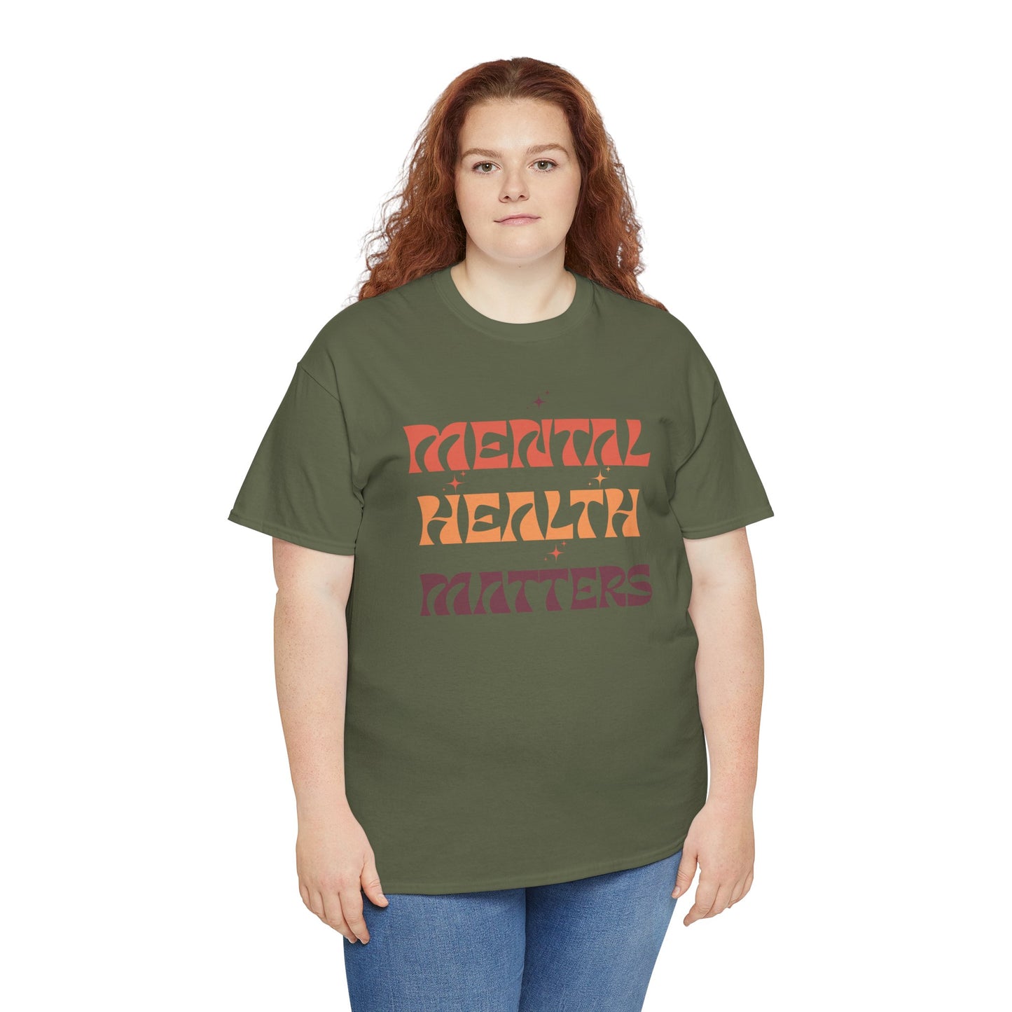 Mental Health Matters Unisex Tee | Inspirational Cotton Shirt, Gift for Supporters, Everyday Wear, Awareness Events, Self-Care Fashion