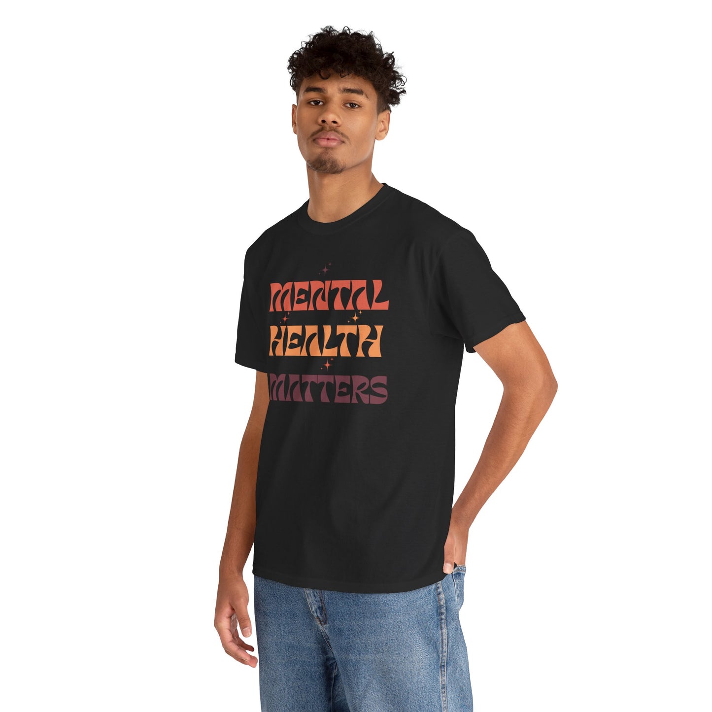 Mental Health Matters Unisex Tee | Inspirational Cotton Shirt, Gift for Supporters, Everyday Wear, Awareness Events, Self-Care Fashion