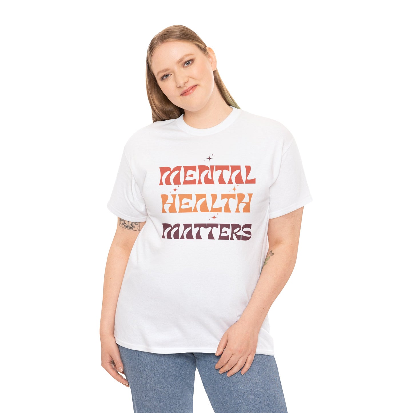 Mental Health Matters Unisex Tee | Inspirational Cotton Shirt, Gift for Supporters, Everyday Wear, Awareness Events, Self-Care Fashion