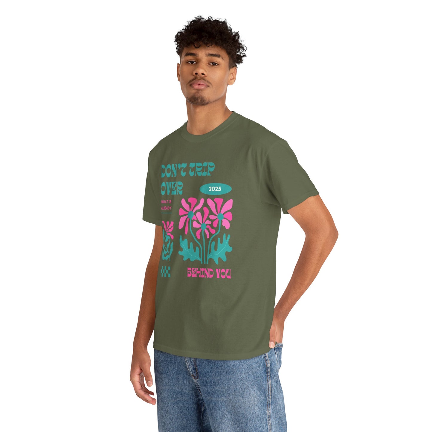 Unisex Graphic Tee - "Don't Trip Over 2025" - Trendy Casual Wear for Everyday, Gift for Friends, Summer Outfit, Streetwear