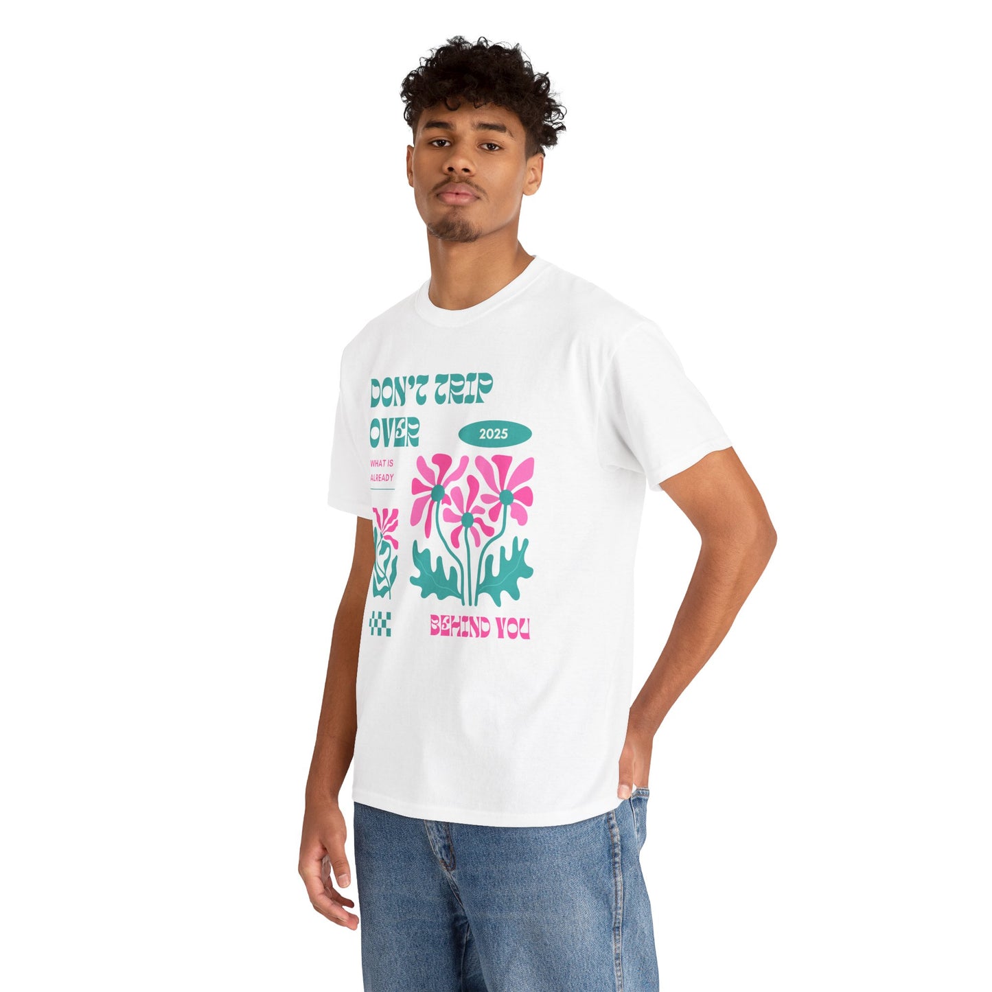 Unisex Graphic Tee - "Don't Trip Over 2025" - Trendy Casual Wear for Everyday, Gift for Friends, Summer Outfit, Streetwear