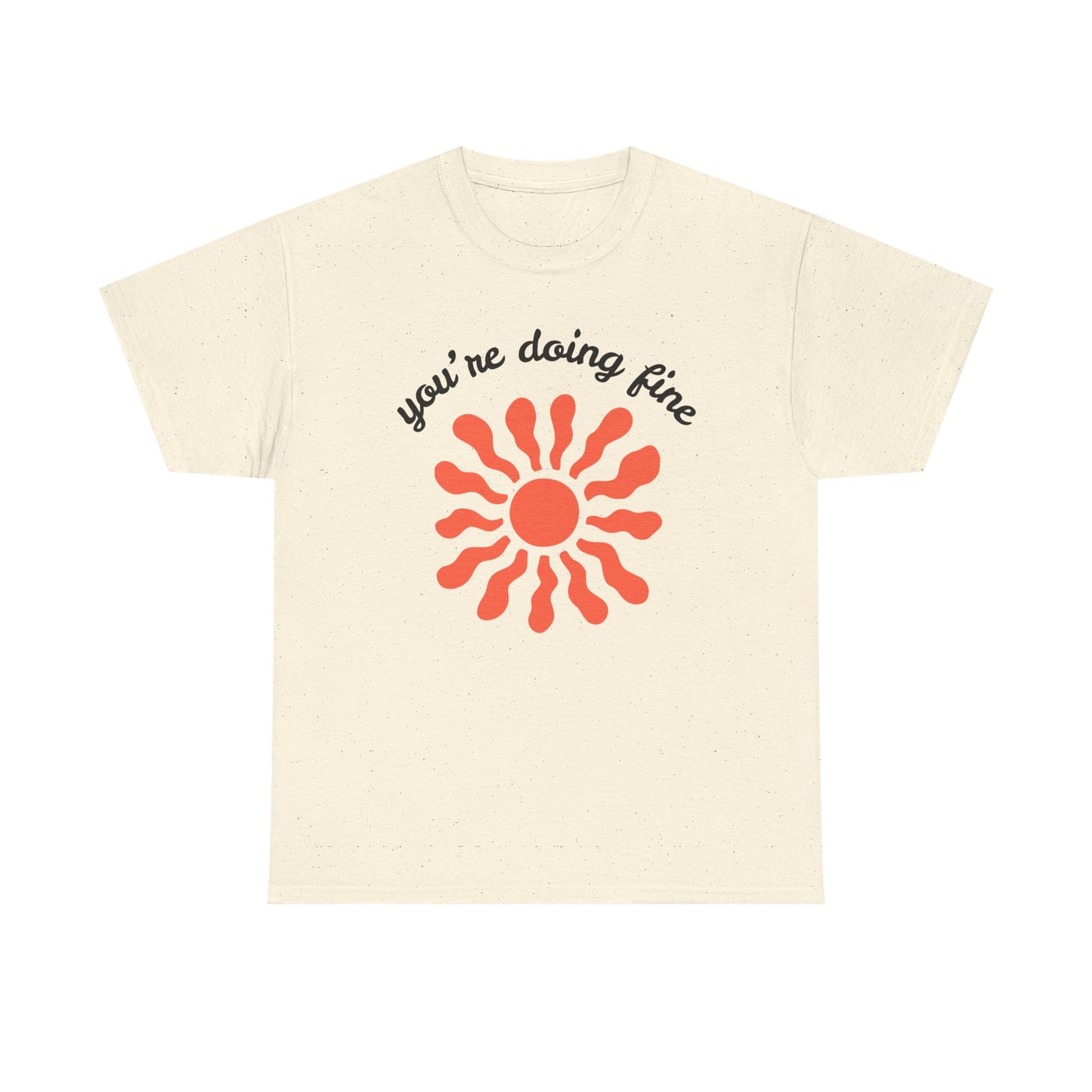 Motivational Unisex Heavy Cotton Tee - Sunshine Graphic, Casual Wear,
