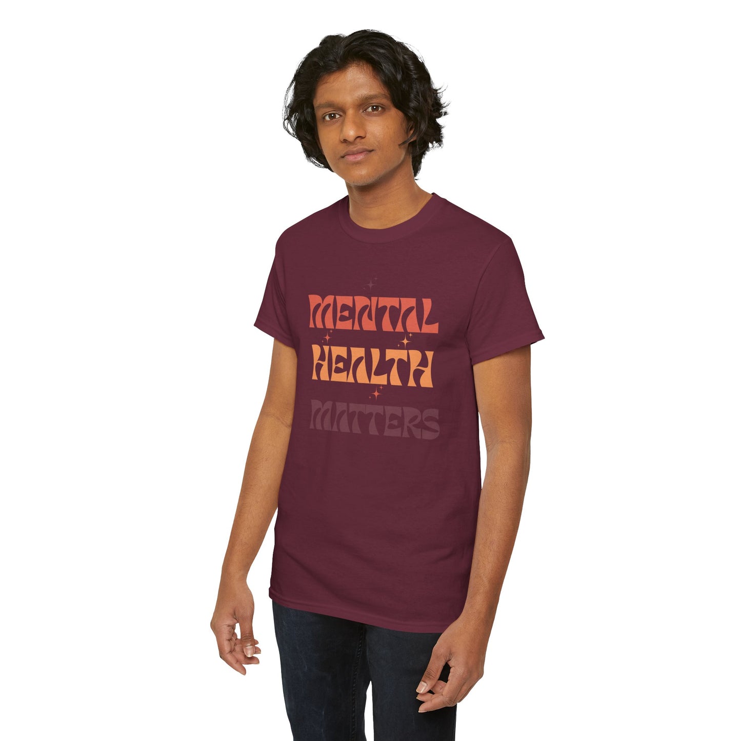 Mental Health Matters Unisex Tee | Inspirational Cotton Shirt, Gift for Supporters, Everyday Wear, Awareness Events, Self-Care Fashion