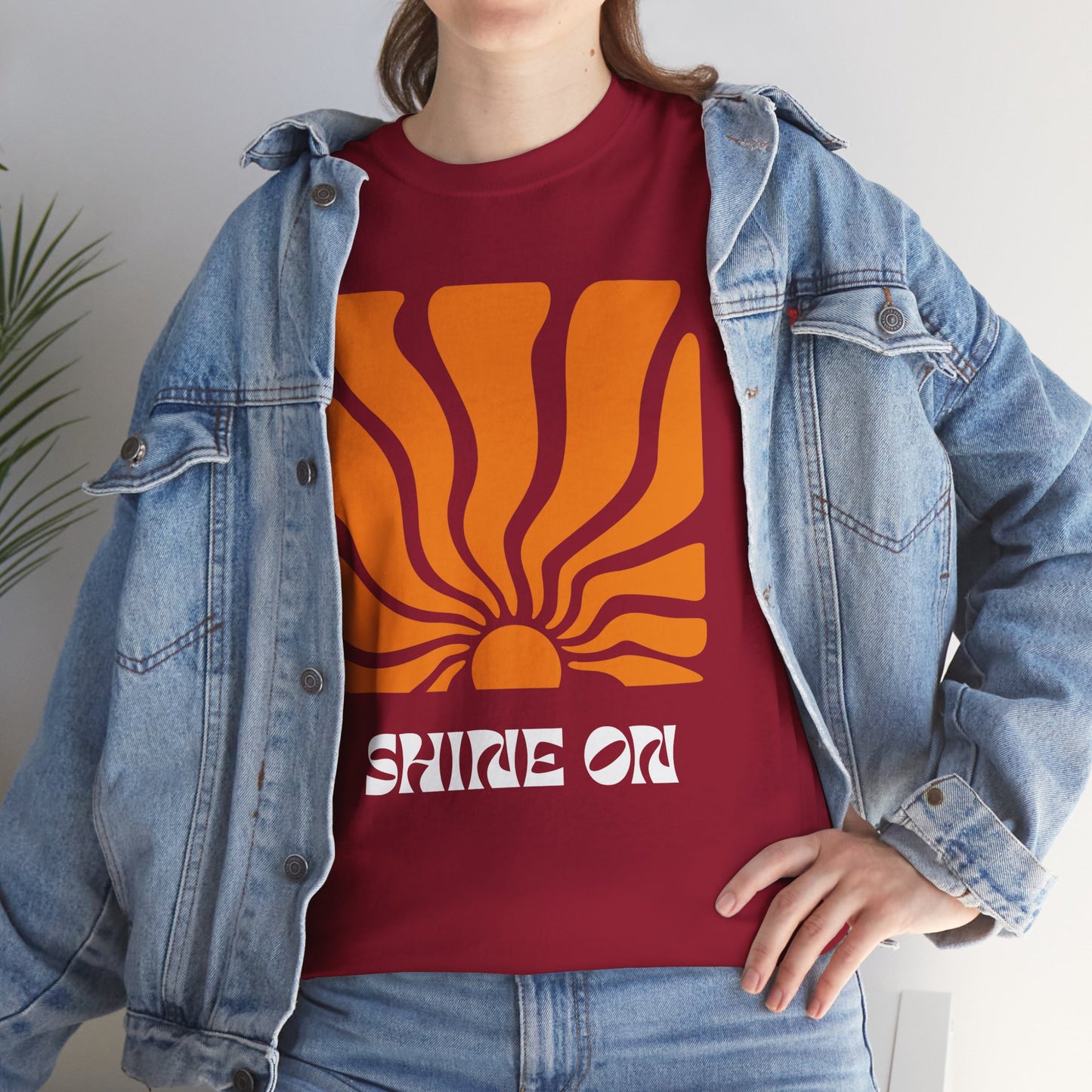 Sunrise Inspired Unisex Cotton Tee, Graphic Tee, Summer Outfit, Gift for Him/Her, Casual Wear, Beach Day Apparel, Shine On Tee