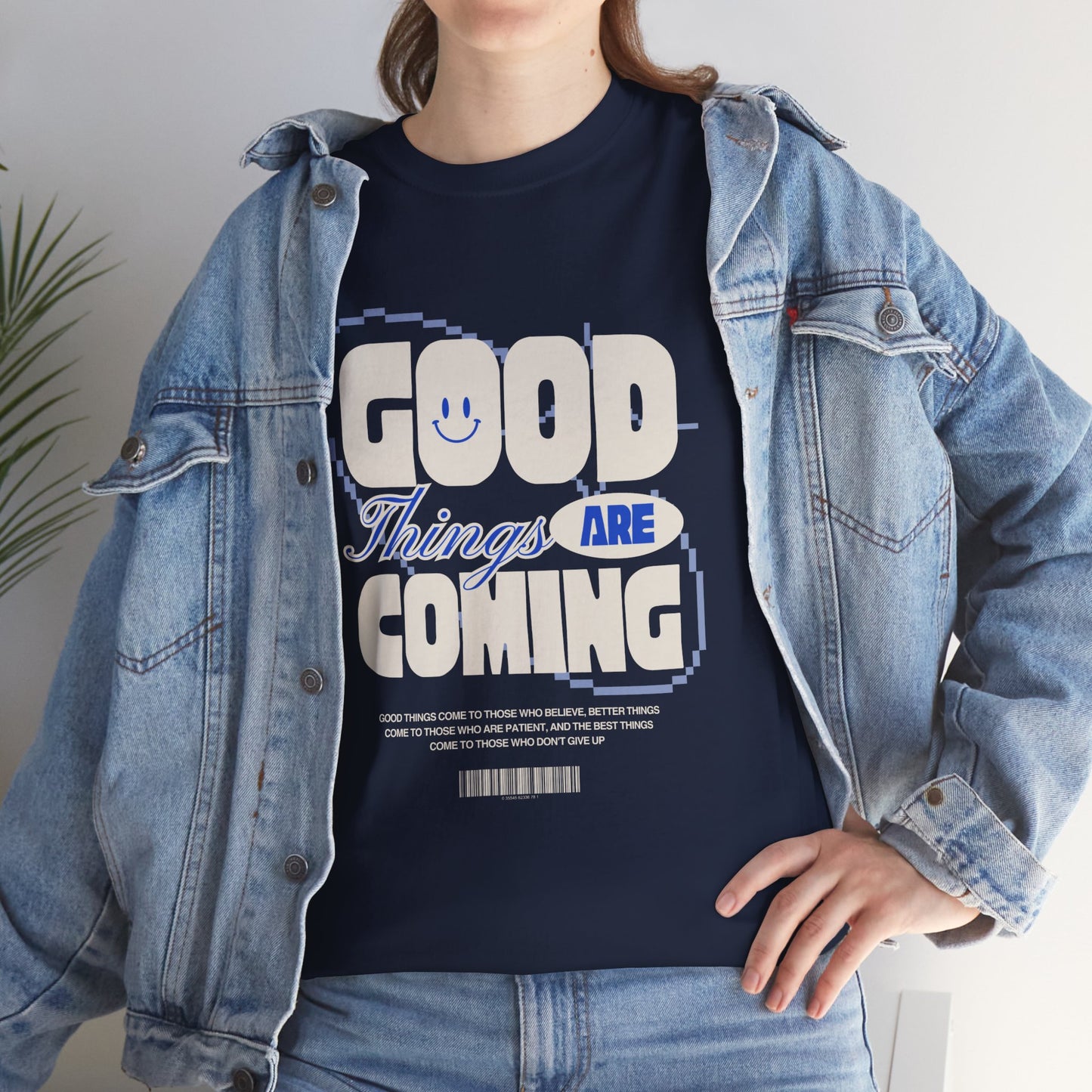 Unisex Heavy Cotton Tee - Good Things Are Coming, Motivational T-Shirt, Inspiration Tee, Gift for Friends, Positive Vibes Shirt