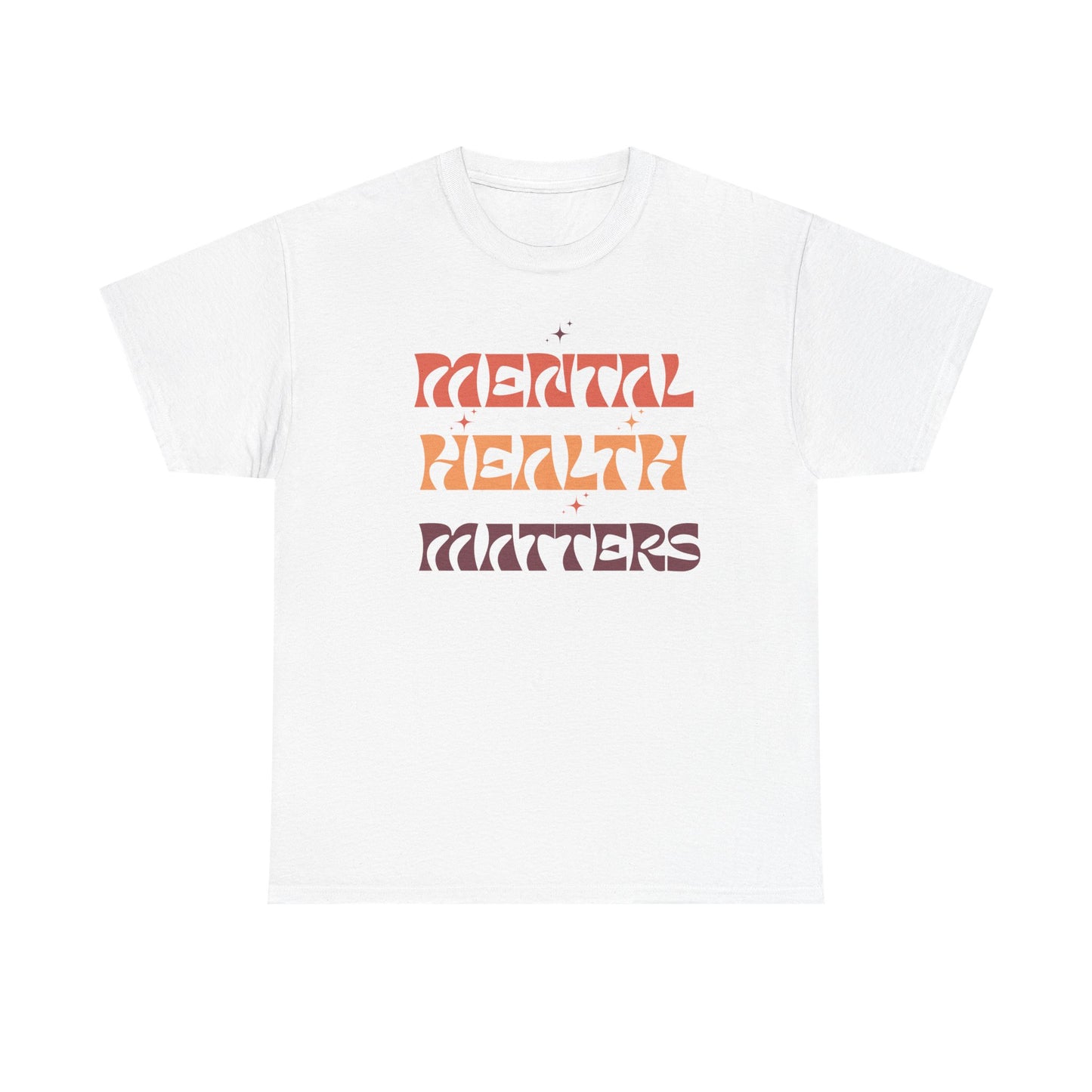 Mental Health Matters Unisex Tee | Inspirational Cotton Shirt, Gift for Supporters, Everyday Wear, Awareness Events, Self-Care Fashion