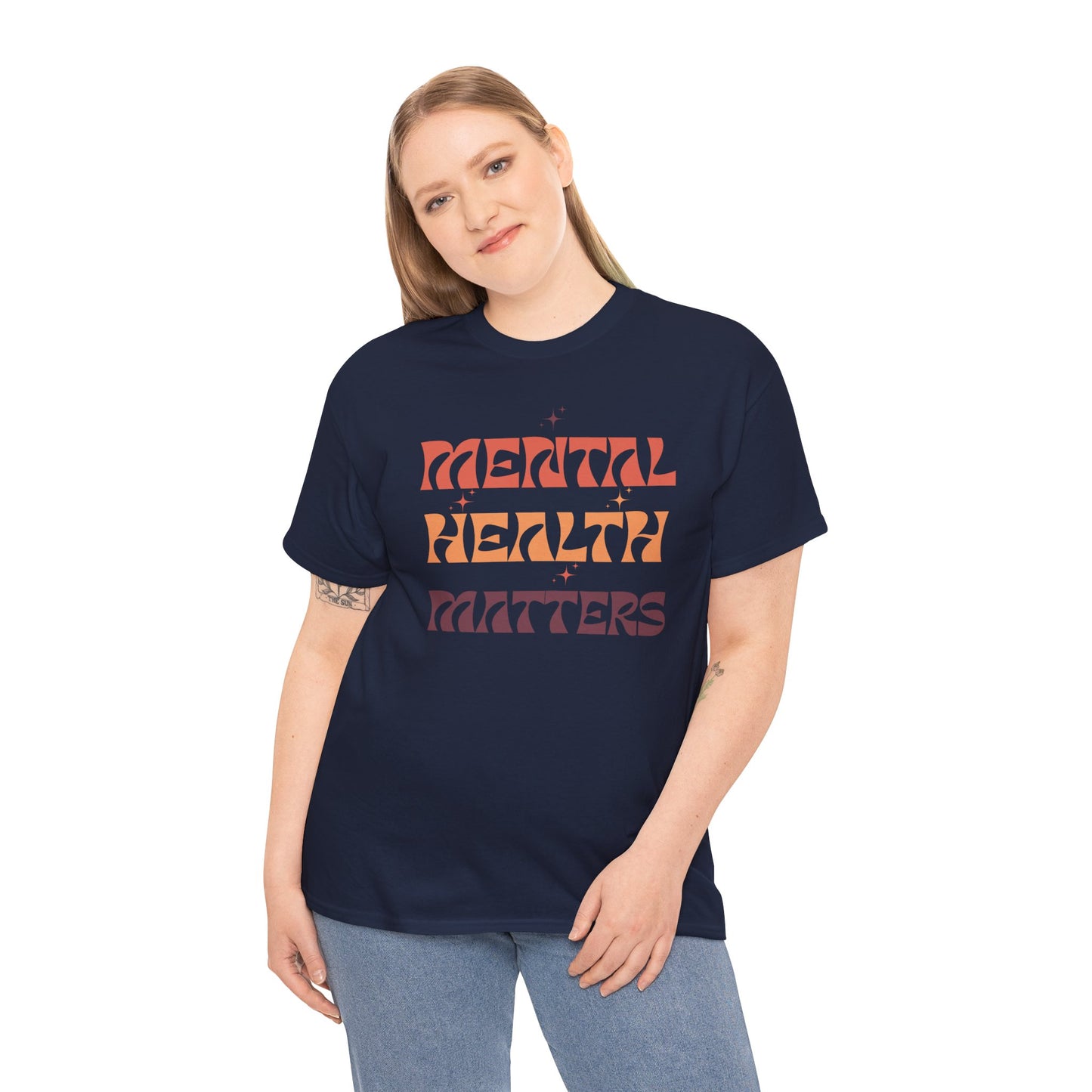 Mental Health Matters Unisex Tee | Inspirational Cotton Shirt, Gift for Supporters, Everyday Wear, Awareness Events, Self-Care Fashion