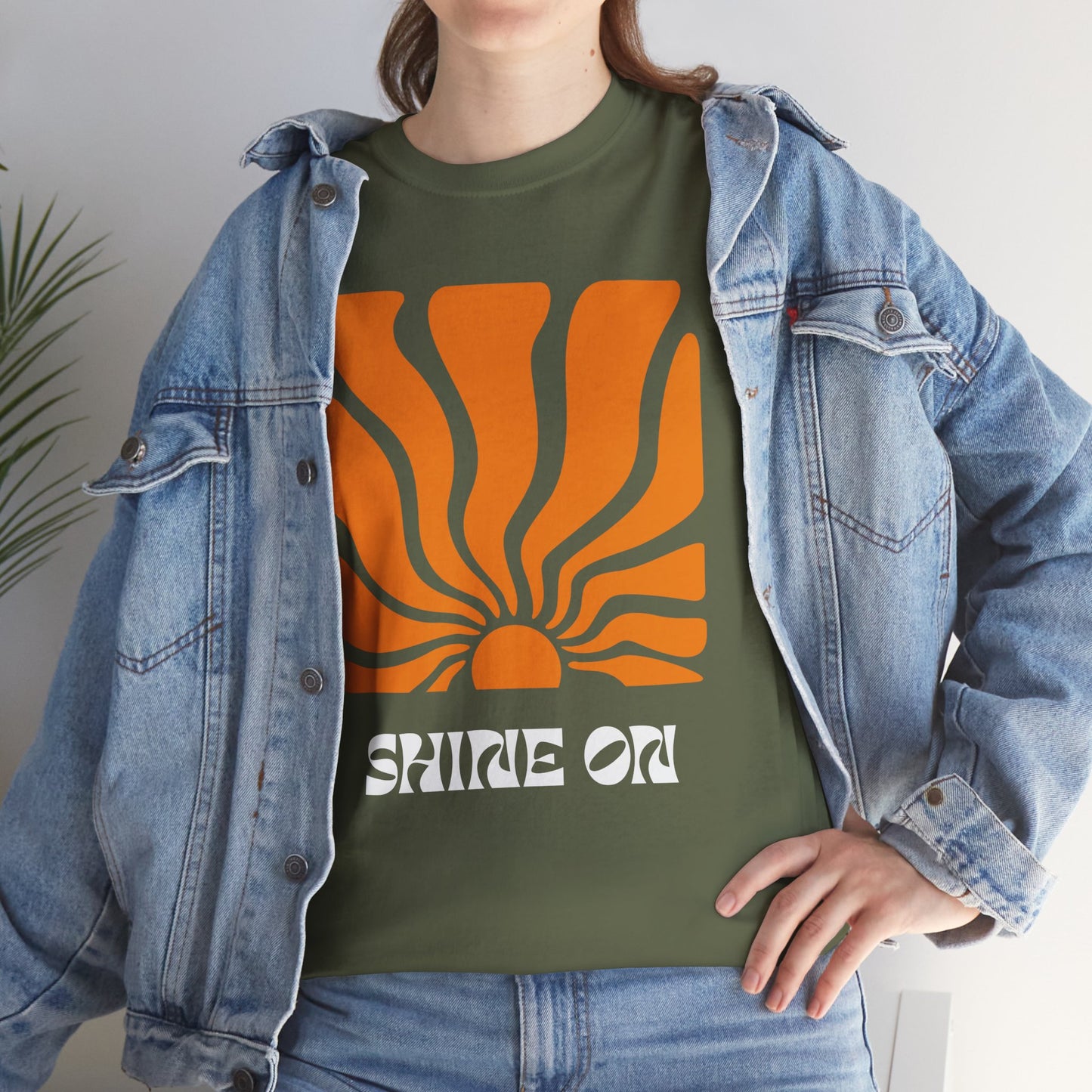 Sunrise Inspired Unisex Cotton Tee, Graphic Tee, Summer Outfit, Gift for Him/Her, Casual Wear, Beach Day Apparel, Shine On Tee