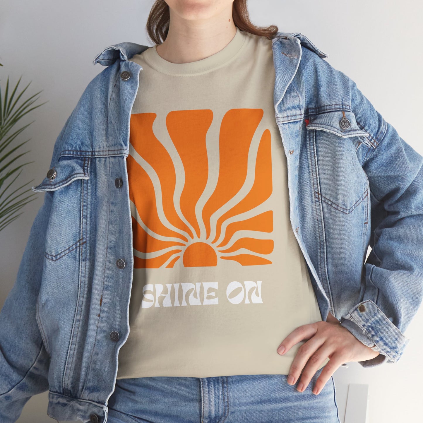 Sunrise Inspired Unisex Cotton Tee, Graphic Tee, Summer Outfit, Gift for Him/Her, Casual Wear, Beach Day Apparel, Shine On Tee