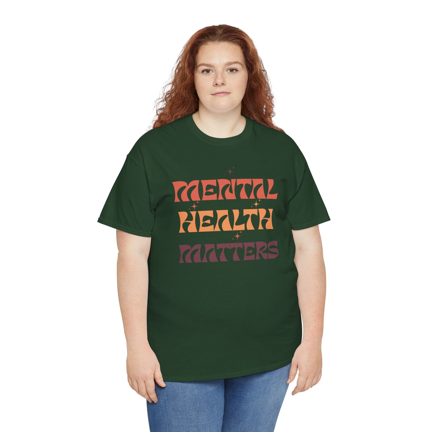 Mental Health Matters Unisex Tee | Inspirational Cotton Shirt, Gift for Supporters, Everyday Wear, Awareness Events, Self-Care Fashion