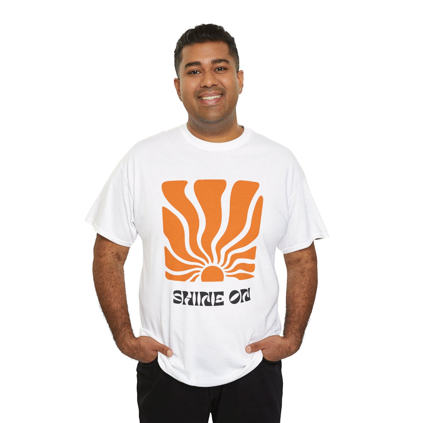 Sunrise Inspired Unisex Cotton Tee, Graphic Tee, Summer Outfit, Gift for Him/Her, Casual Wear, Beach Day Apparel, Shine On Tee