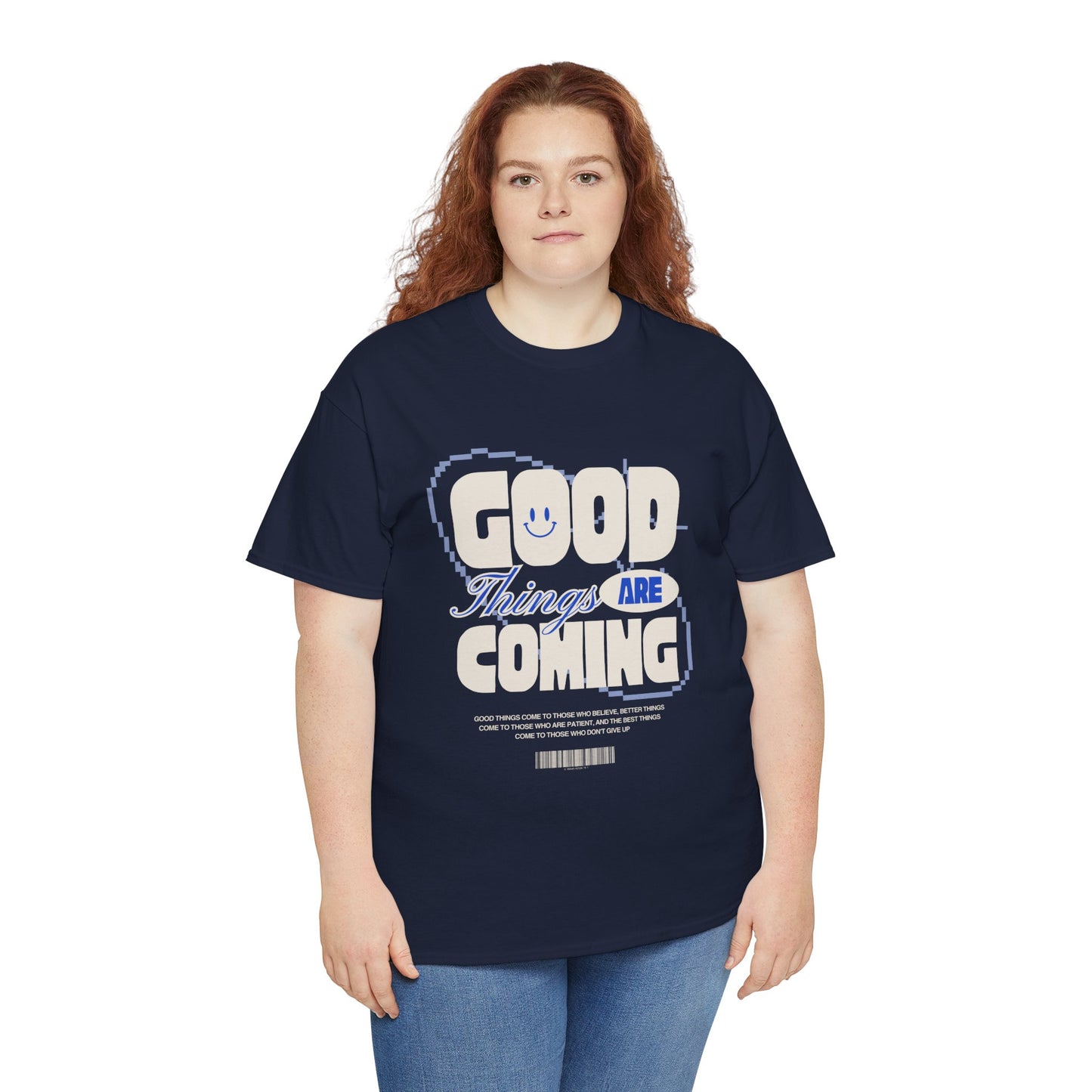 Unisex Heavy Cotton Tee - Good Things Are Coming, Motivational T-Shirt, Inspiration Tee, Gift for Friends, Positive Vibes Shirt