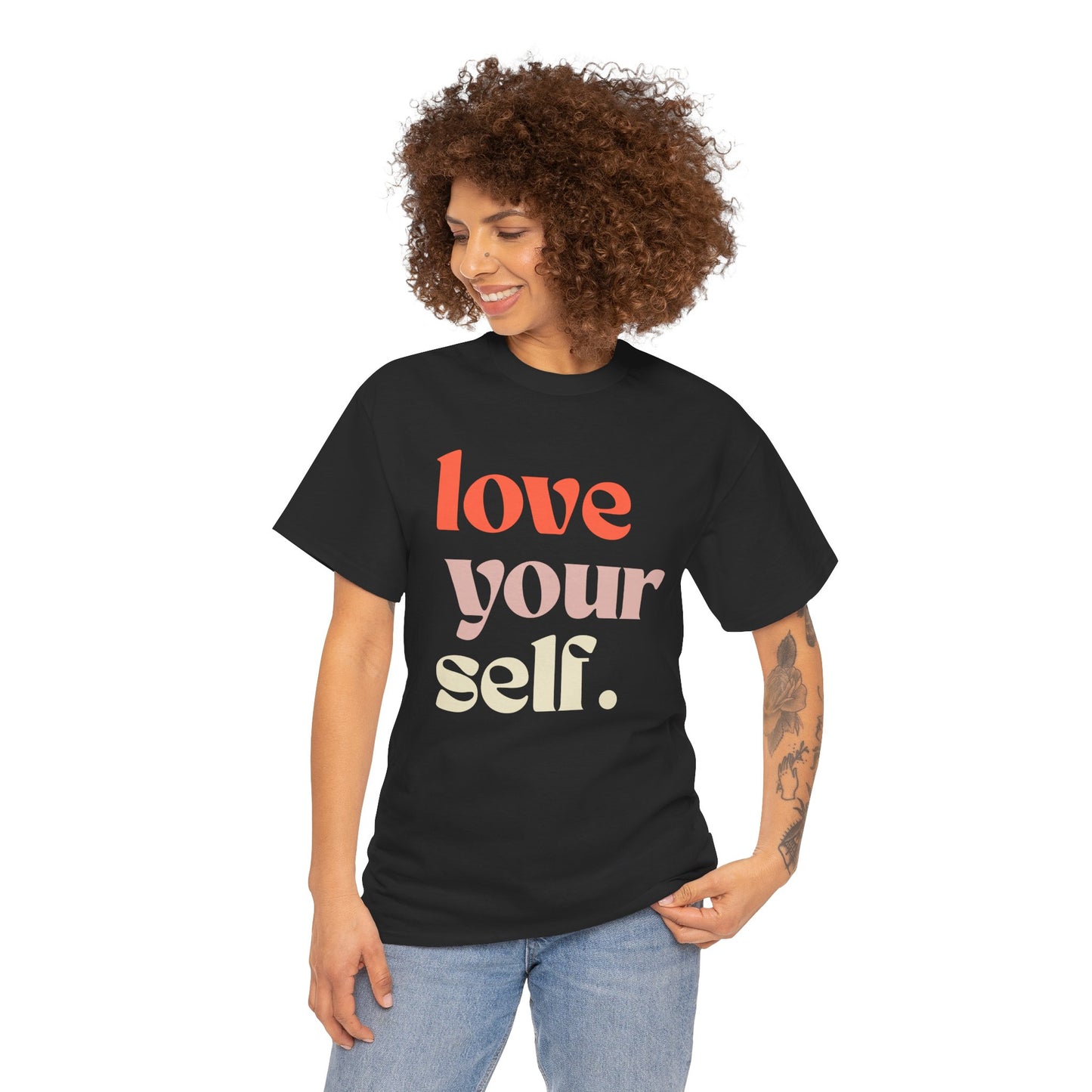 Unisex Cotton Tee - 'Love Your Self' Inspirational Shirt | Gift for Self-Care, Positive Affirmation, Casual Outfit, Motivational Wear, [...]