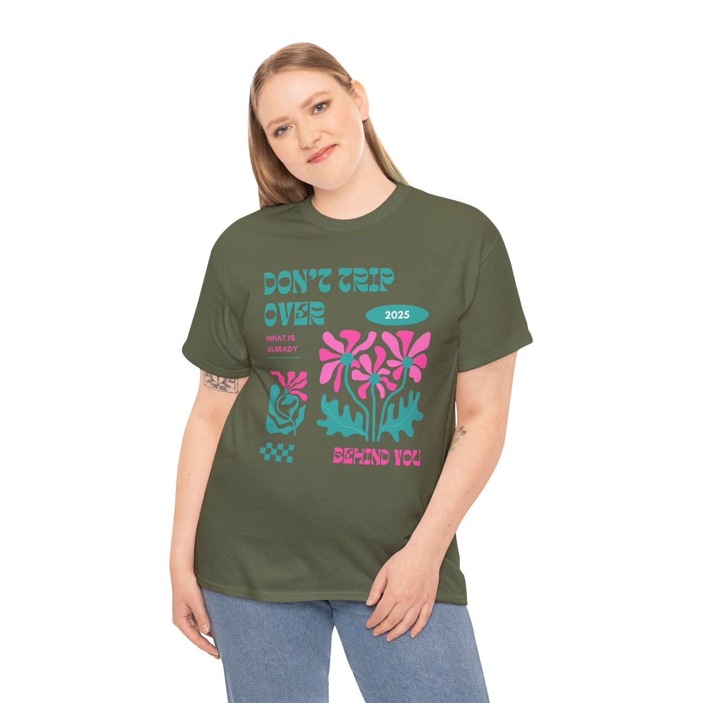 Unisex Graphic Tee - "Don't Trip Over 2025" - Trendy Casual Wear for Everyday, Gift for Friends, Summer Outfit, Streetwear