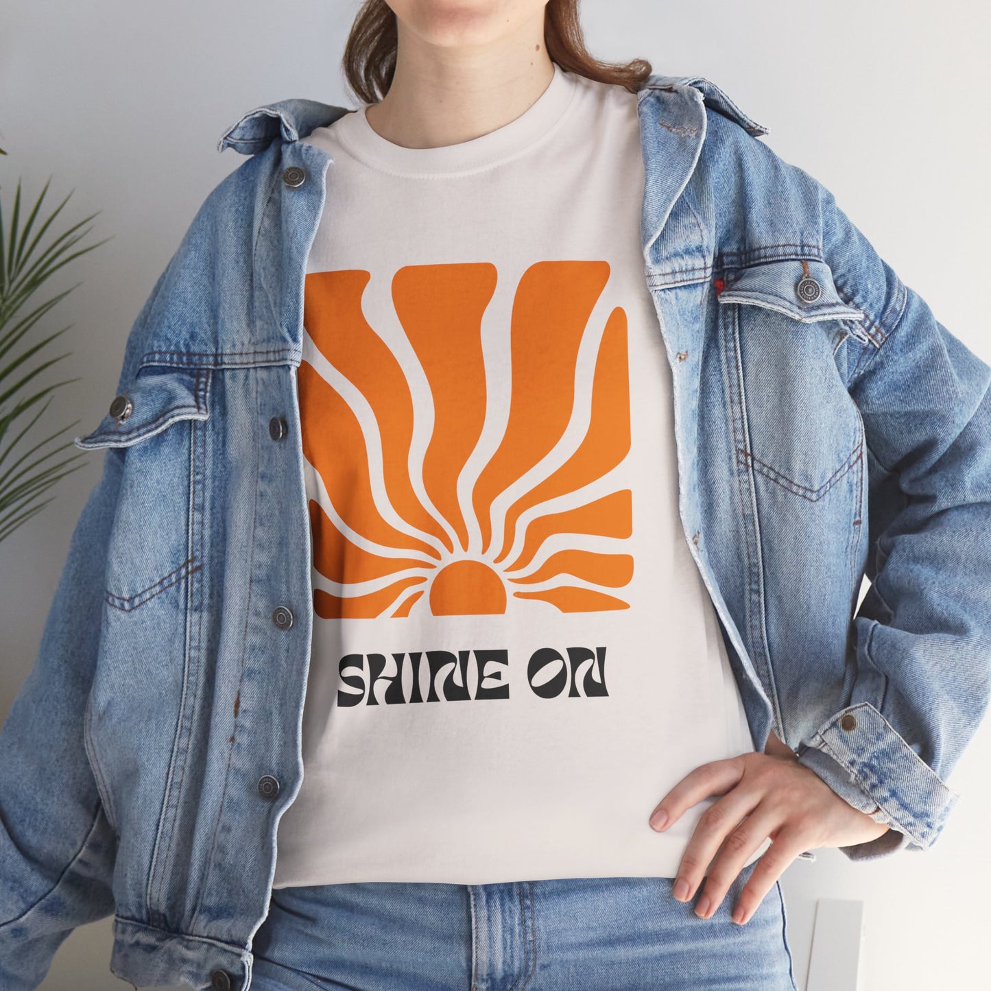 Sunrise Inspired Unisex Cotton Tee, Graphic Tee, Summer Outfit, Gift for Him/Her, Casual Wear, Beach Day Apparel, Shine On Tee