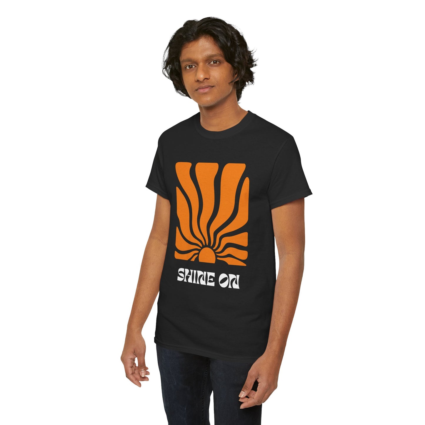 Sunrise Inspired Unisex Cotton Tee, Graphic Tee, Summer Outfit, Gift for Him/Her, Casual Wear, Beach Day Apparel, Shine On Tee