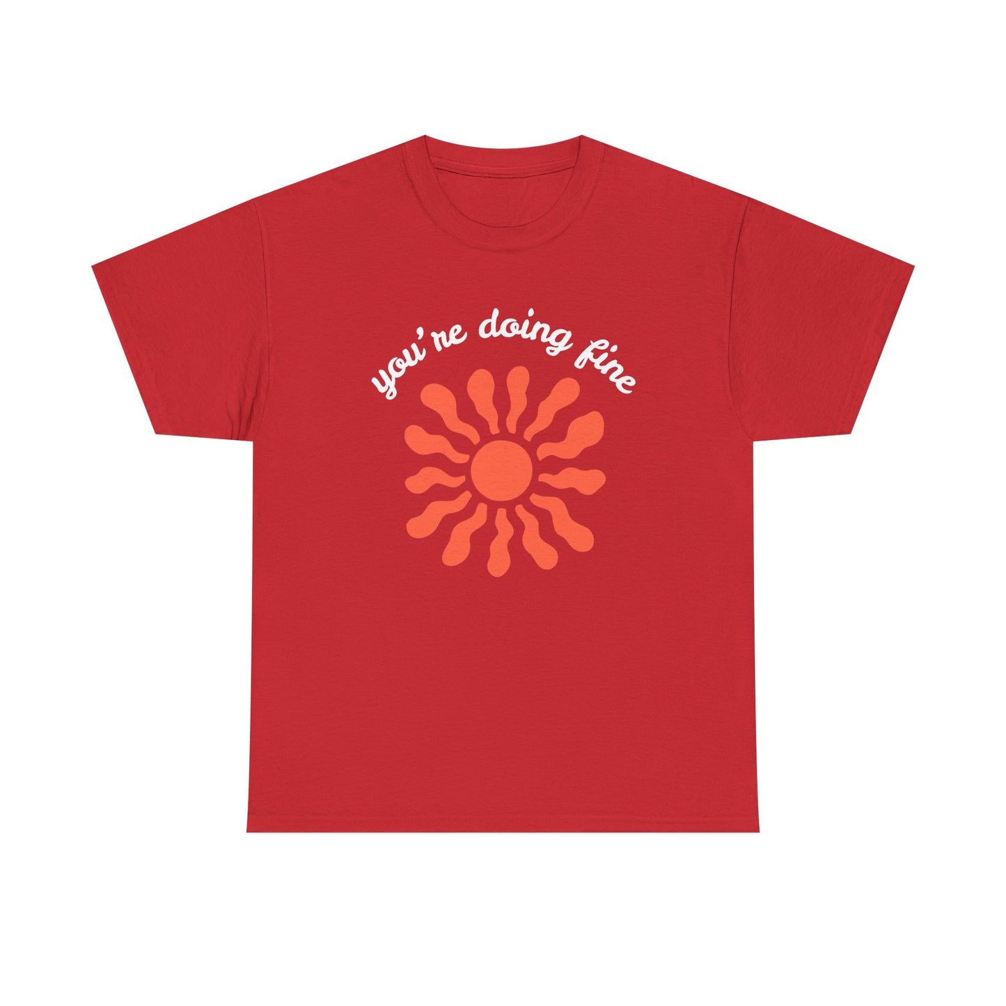 Motivational Unisex Heavy Cotton Tee - Sunshine Graphic, Casual Wear,