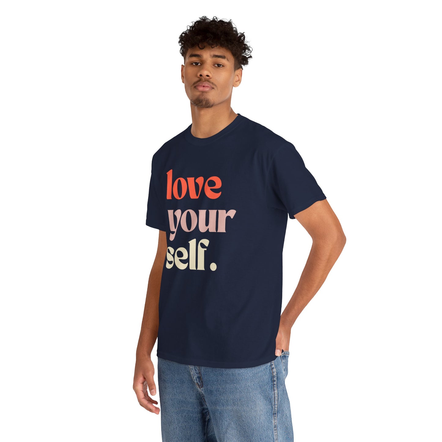 Unisex Cotton Tee - 'Love Your Self' Inspirational Shirt | Gift for Self-Care, Positive Affirmation, Casual Outfit, Motivational Wear, [...]