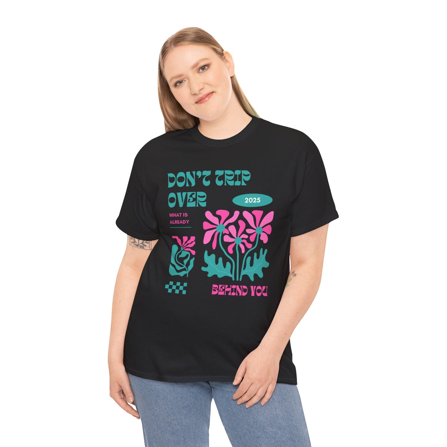 Unisex Graphic Tee - "Don't Trip Over 2025" - Trendy Casual Wear for Everyday, Gift for Friends, Summer Outfit, Streetwear