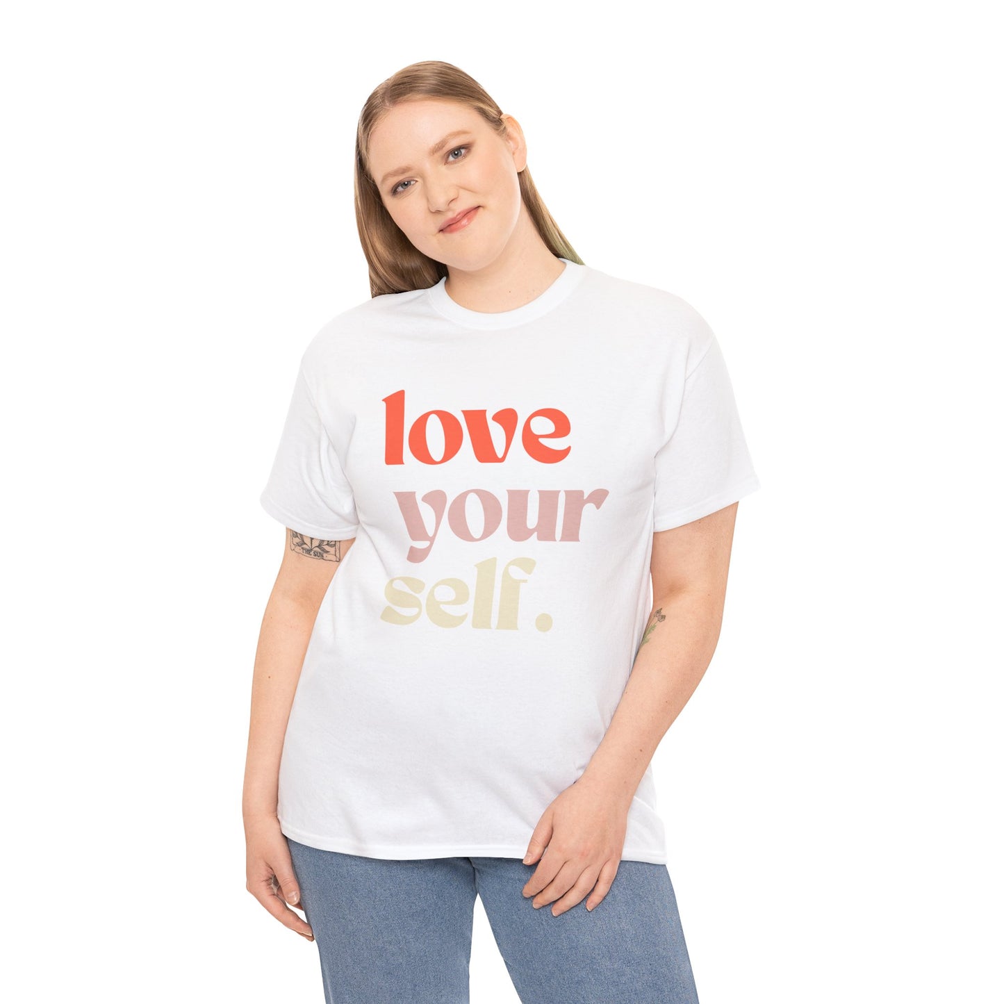 Unisex Cotton Tee - 'Love Your Self' Inspirational Shirt | Gift for Self-Care, Positive Affirmation, Casual Outfit, Motivational Wear, [...]